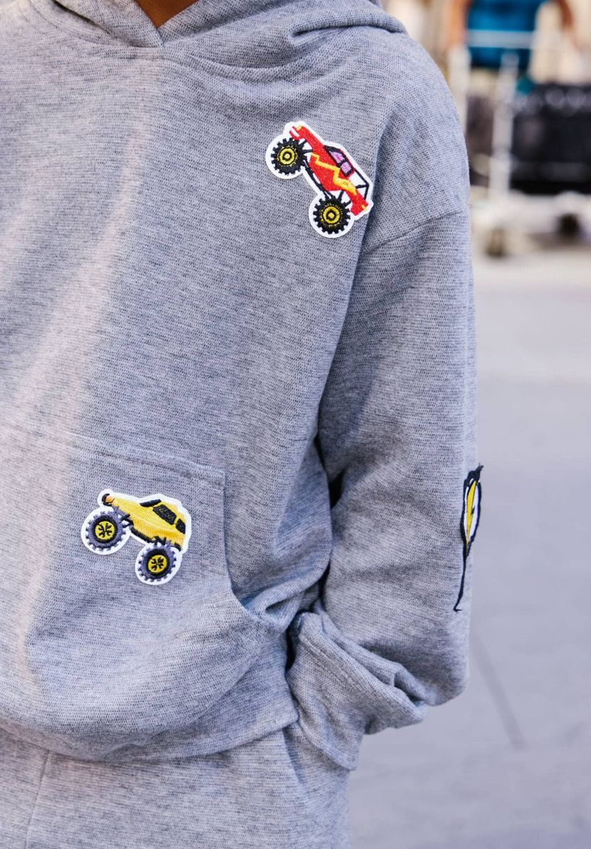Grey Cars Patch Set