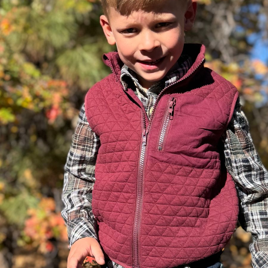 Burgundy Hunter Padded Vest