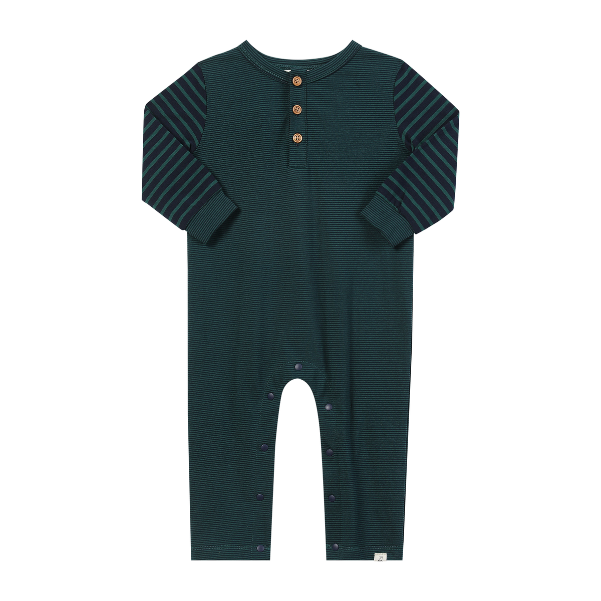 Striped Estill Henley Romper