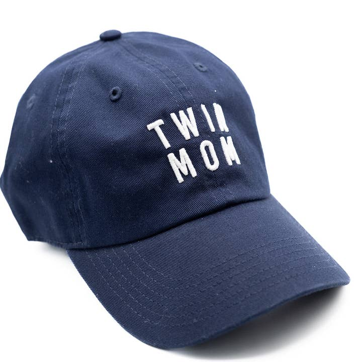 Twin Mom Baseball Hat - Embroidered Cotton Cap for Women | Rey to Z