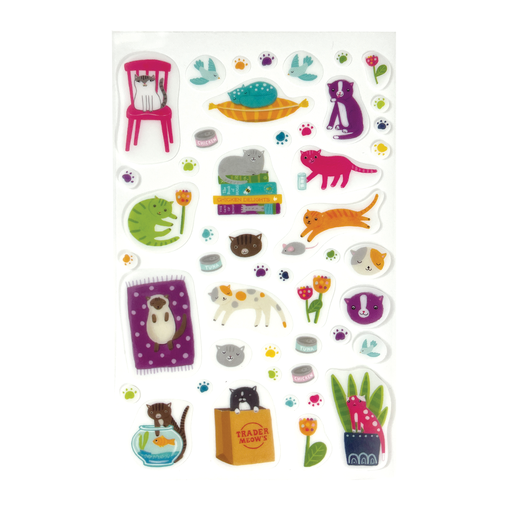 Stickiville Standard - Quirky Cats (Clear Vinyl)