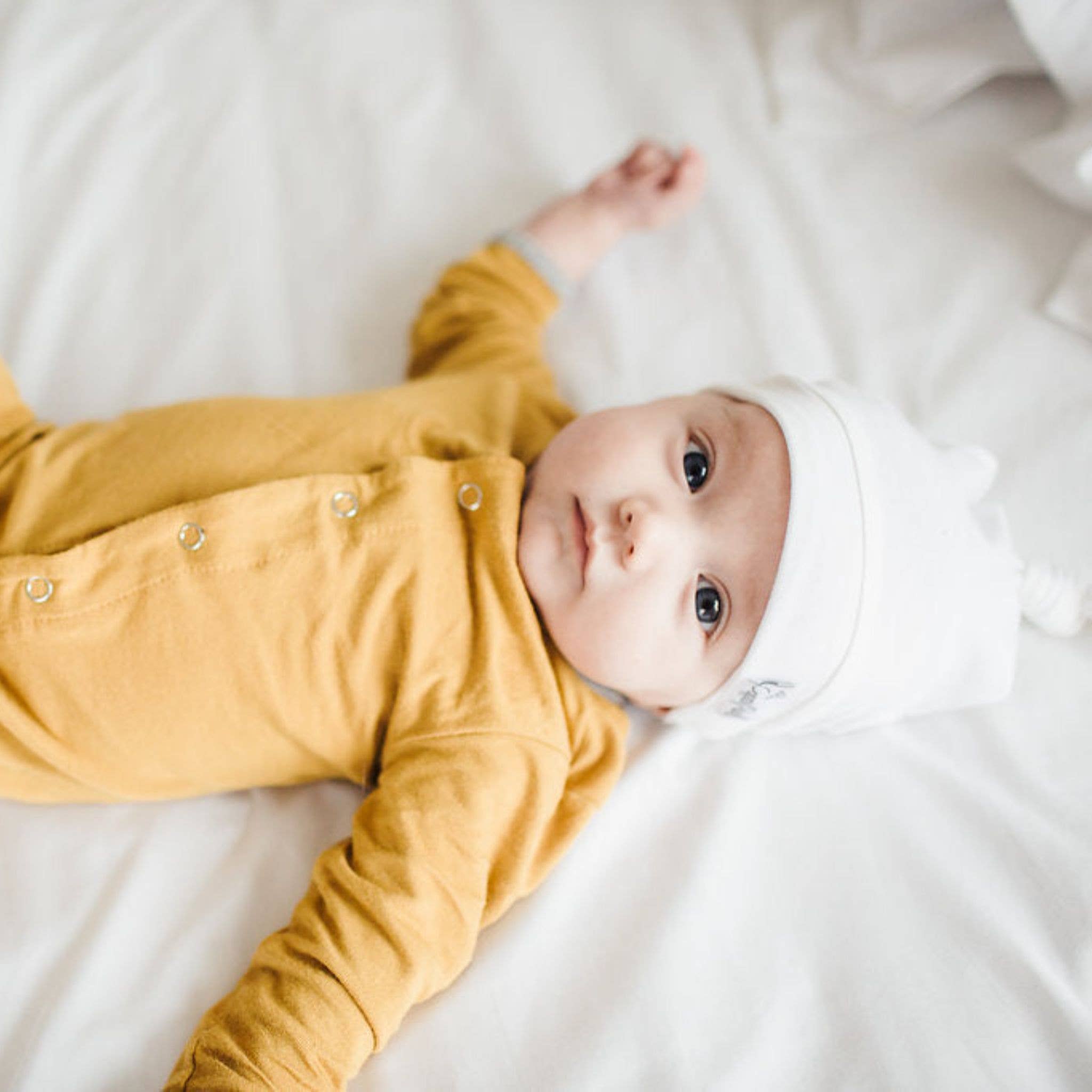 Dove Top Knot Hat