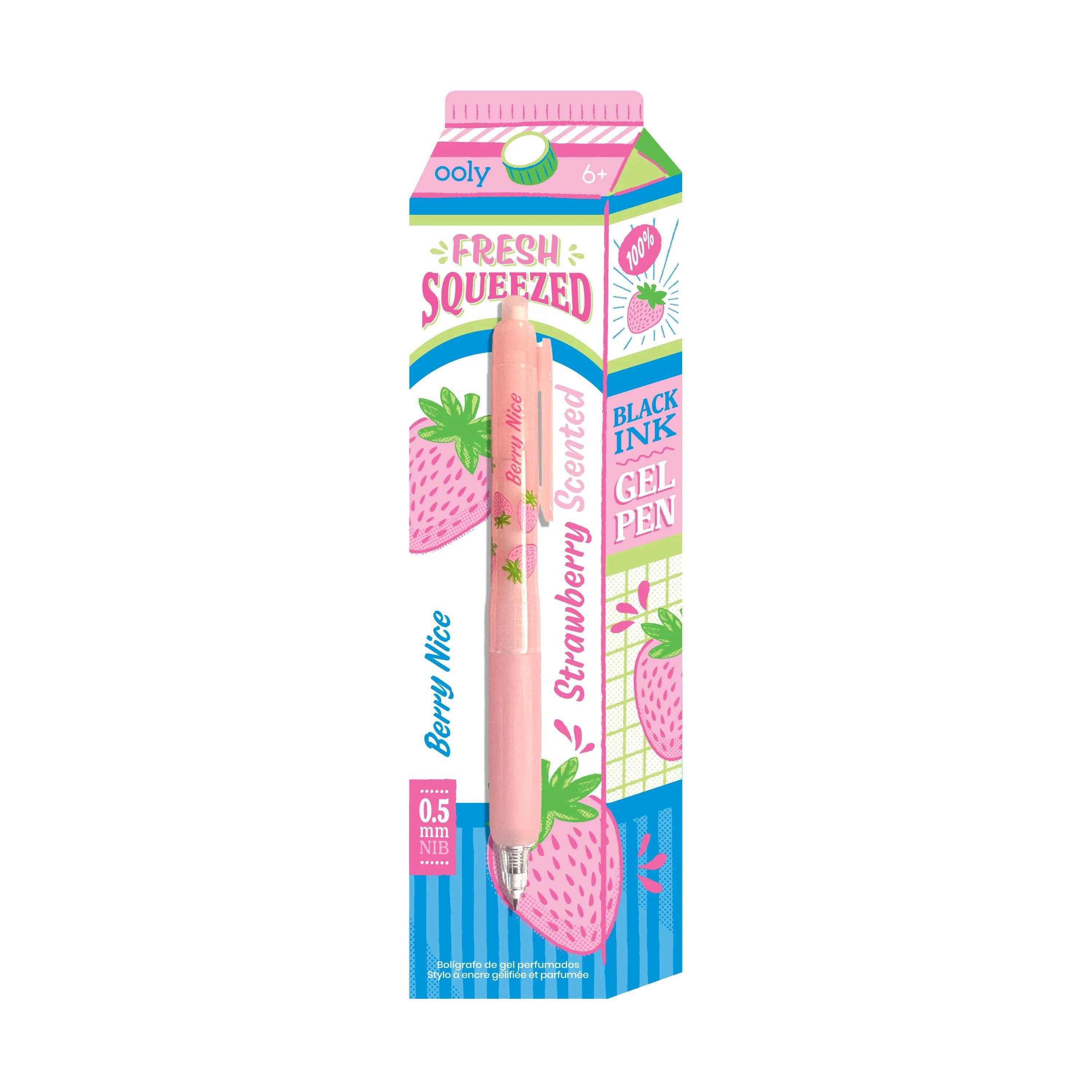Fresh Squeezed Black Ink Scented Gel Pens