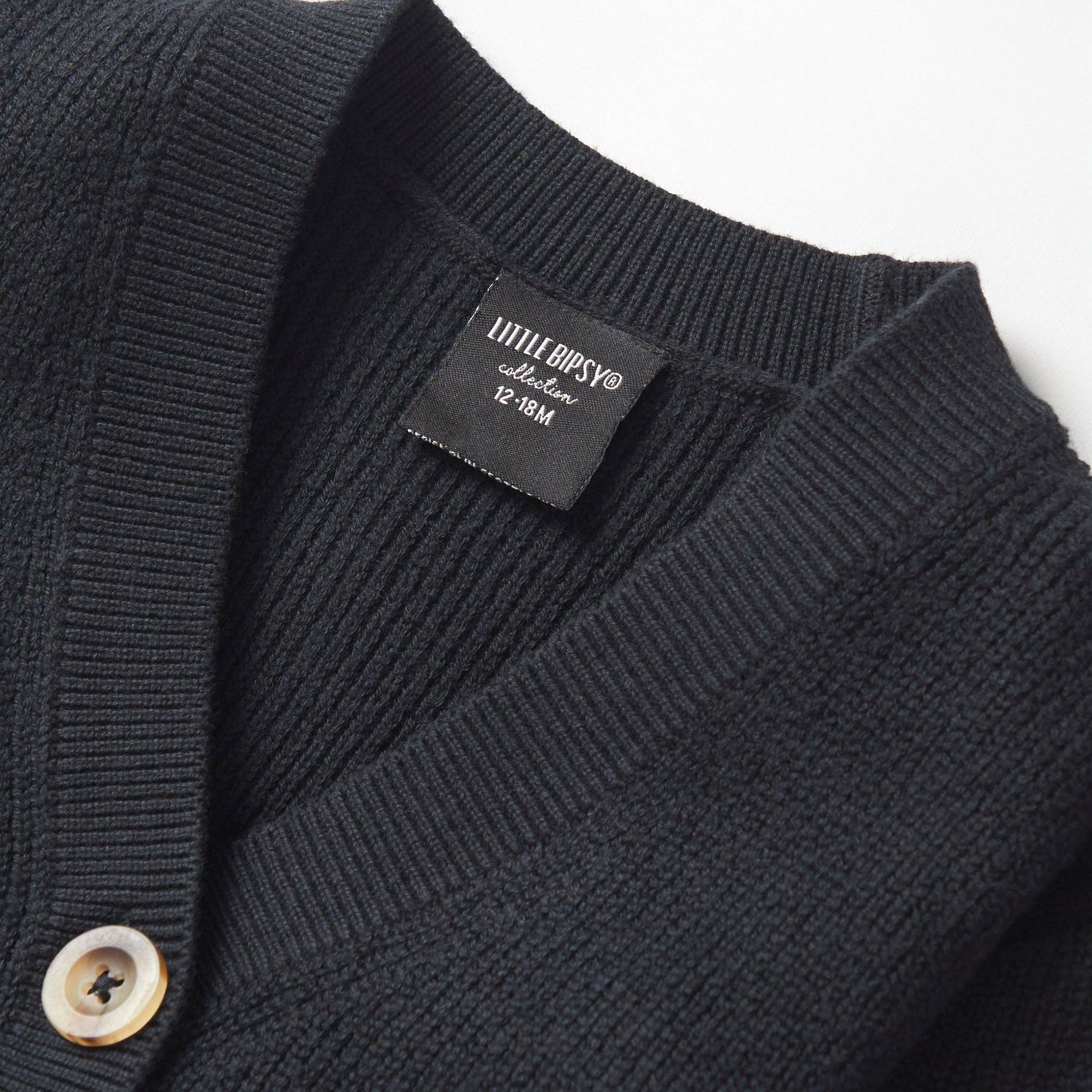 Knit Cardigan - Black