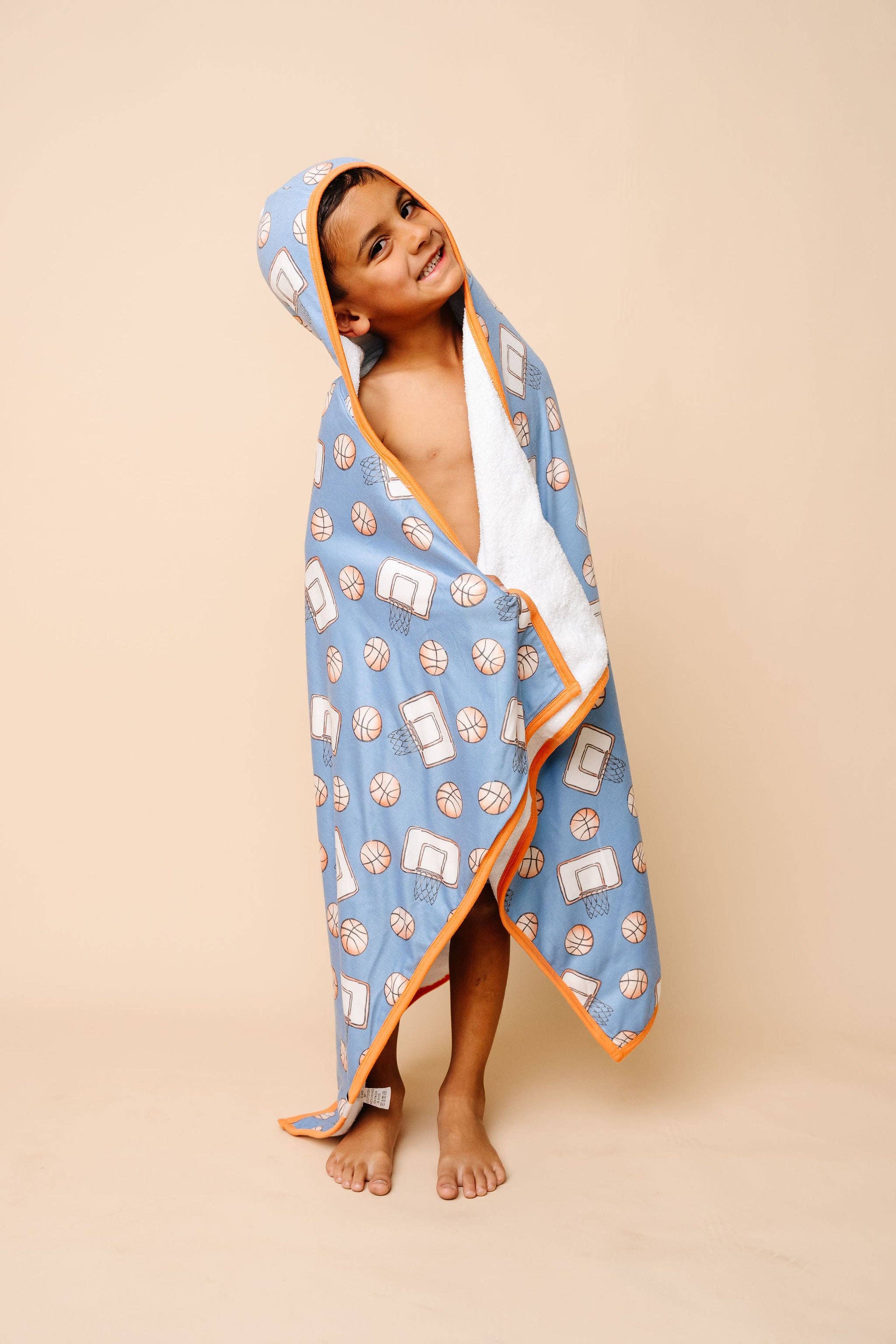 Premium Big Kid Hooded Towel - Dunk