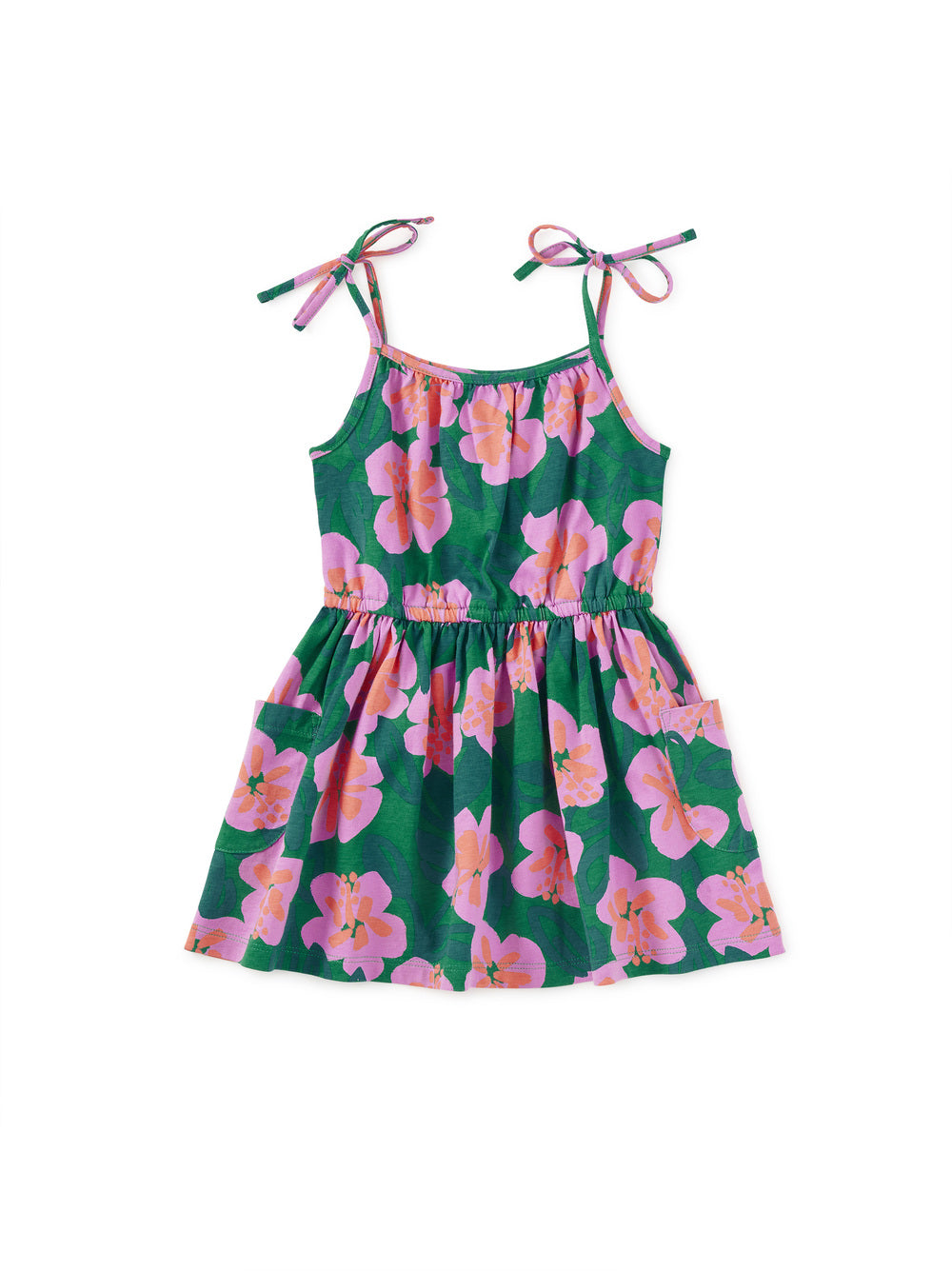 Tie Shoulder Twirl Dress