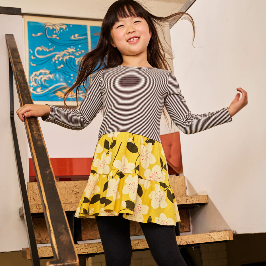 Plum Blossom Twirl Dress