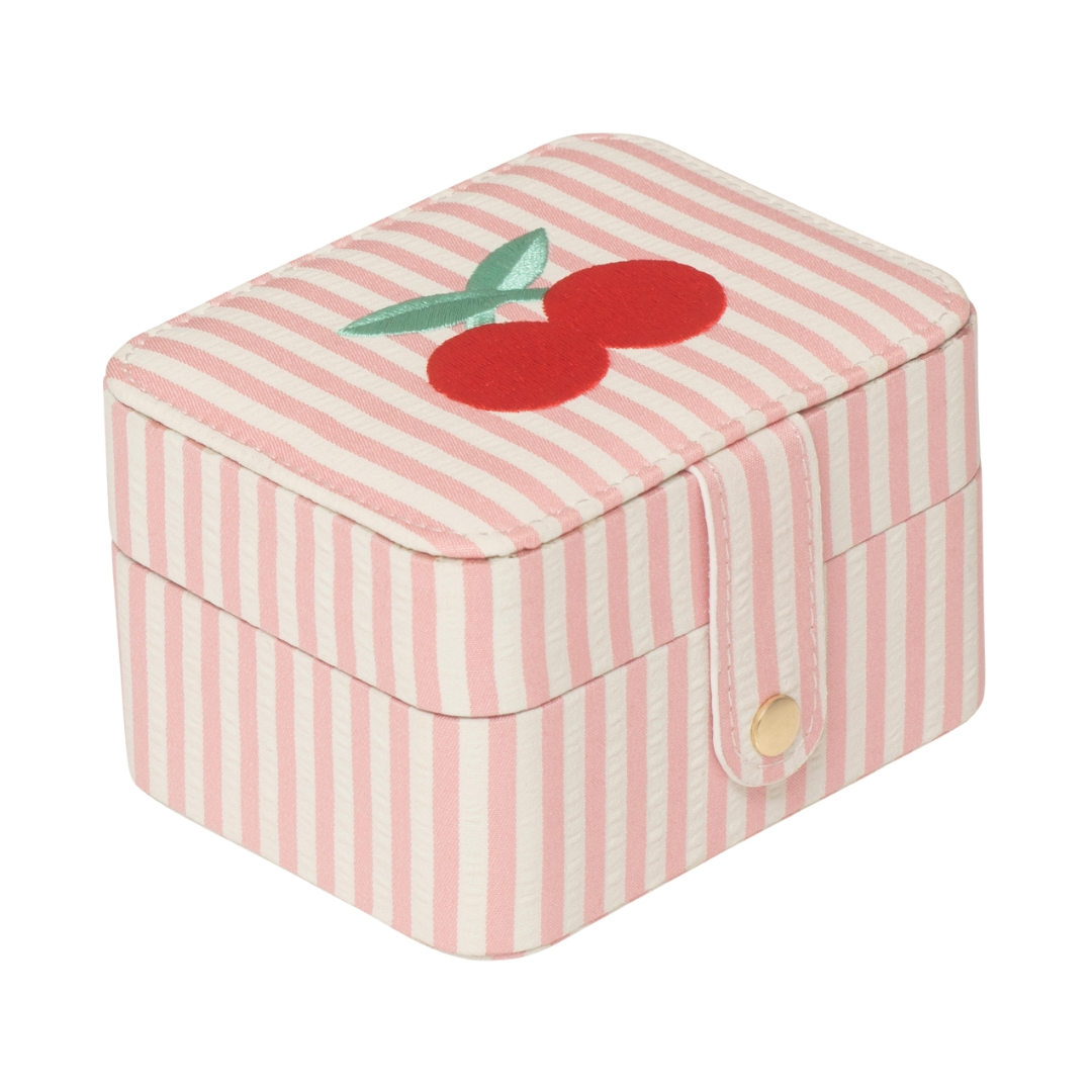 Stripy Cherry Jewelry Box