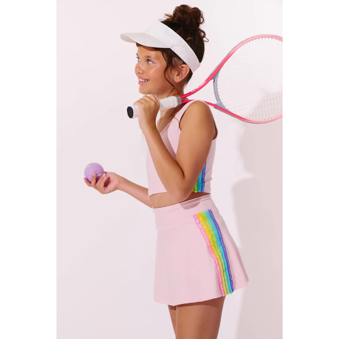 Pink Rainbow Sherbet Tennis Set