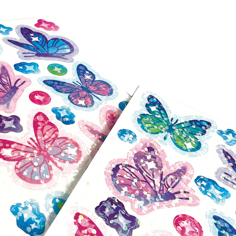 Stickiville Skinny: Glittery Butterflies