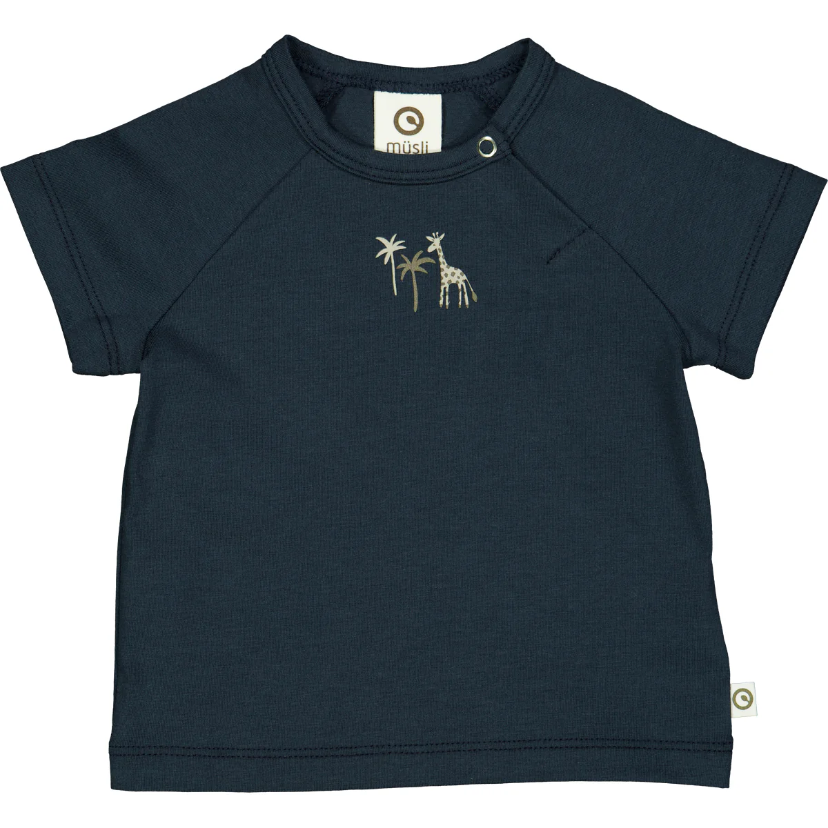 Giraffe Palm Navy Tee