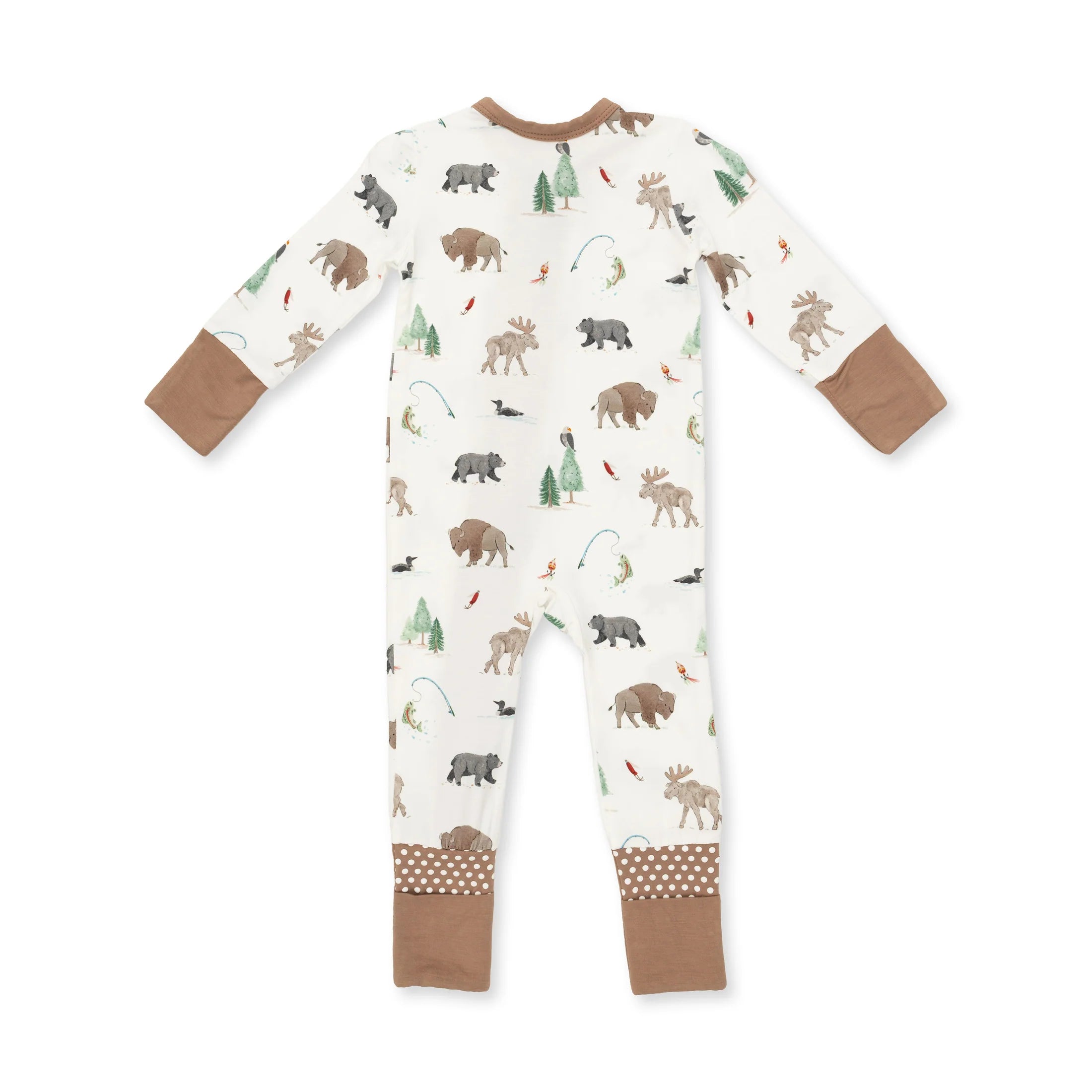 Northern Woodland Animals Convertible Romper