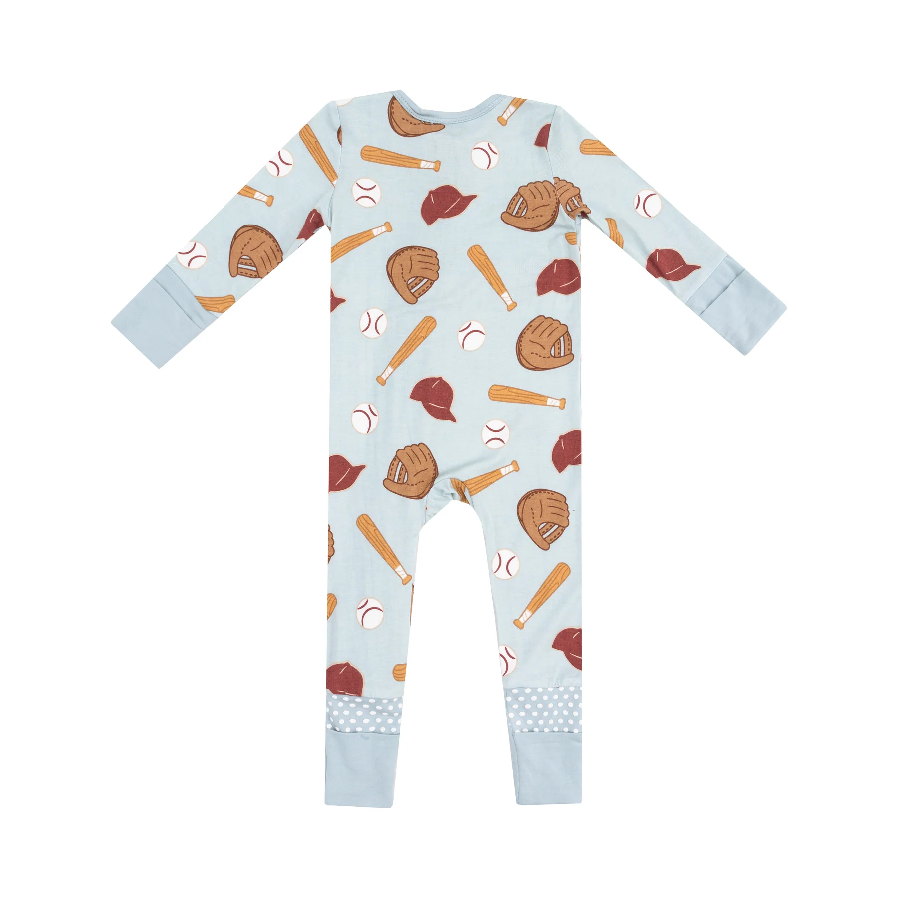 Baseball Zipper Romper