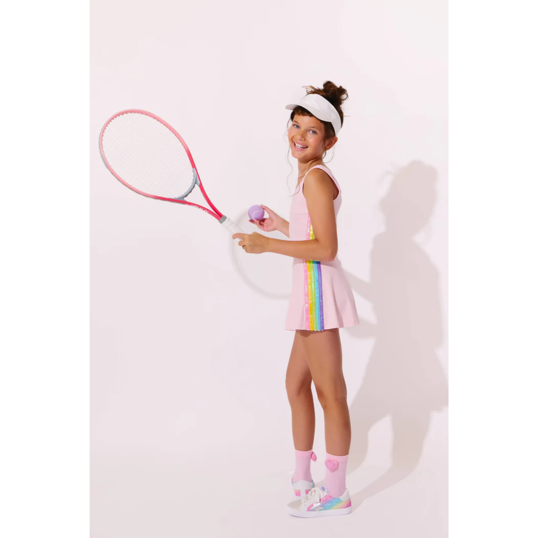 Pink Rainbow Sherbet Tennis Set