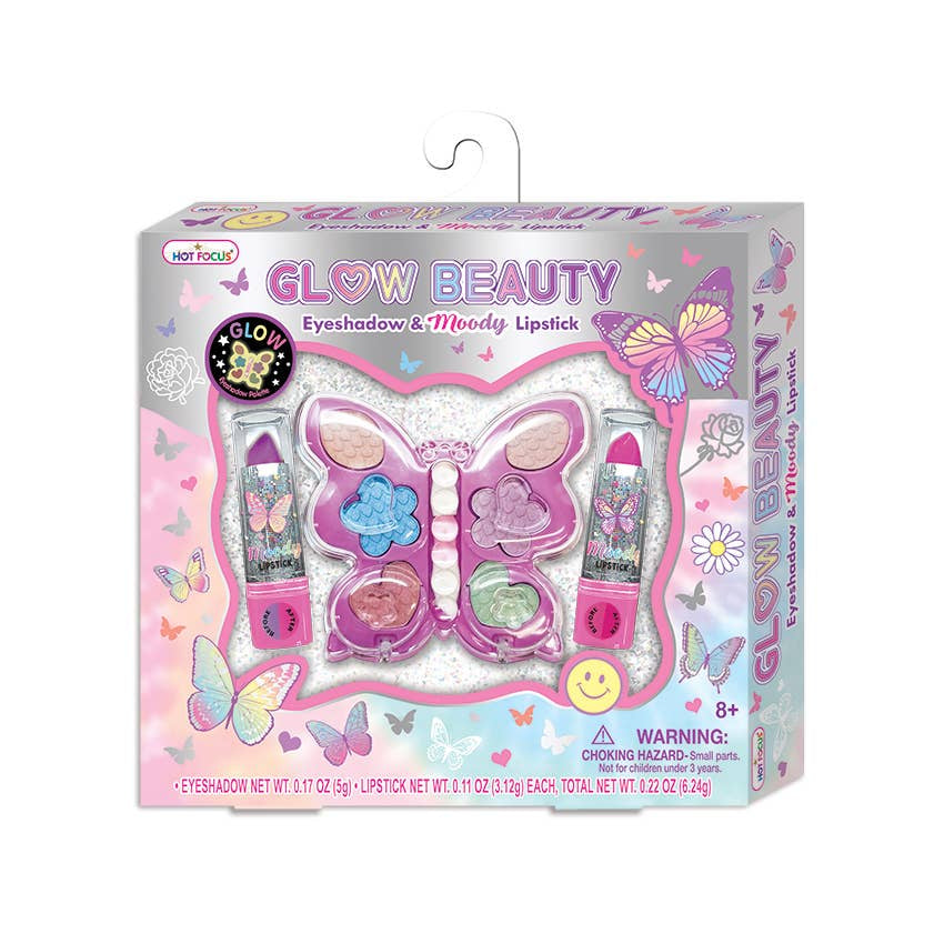 Glow Beauty Eyeshadow & Moody Lipstick Set