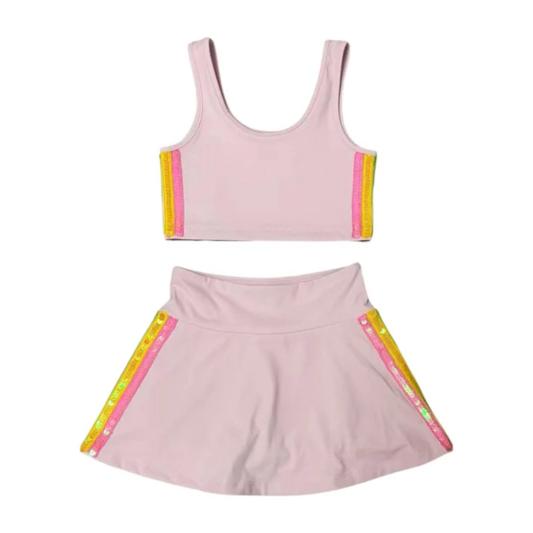 Pink Rainbow Sherbet Tennis Set