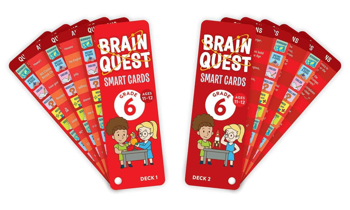 Brain Quest 6th Grade Smart Cards