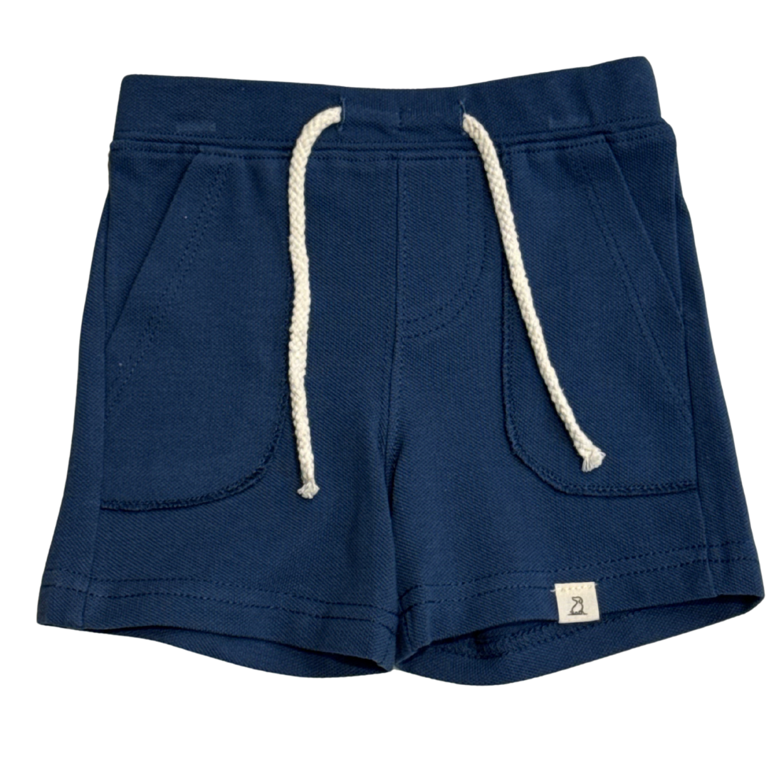 Timothy Navy Pique Shorts