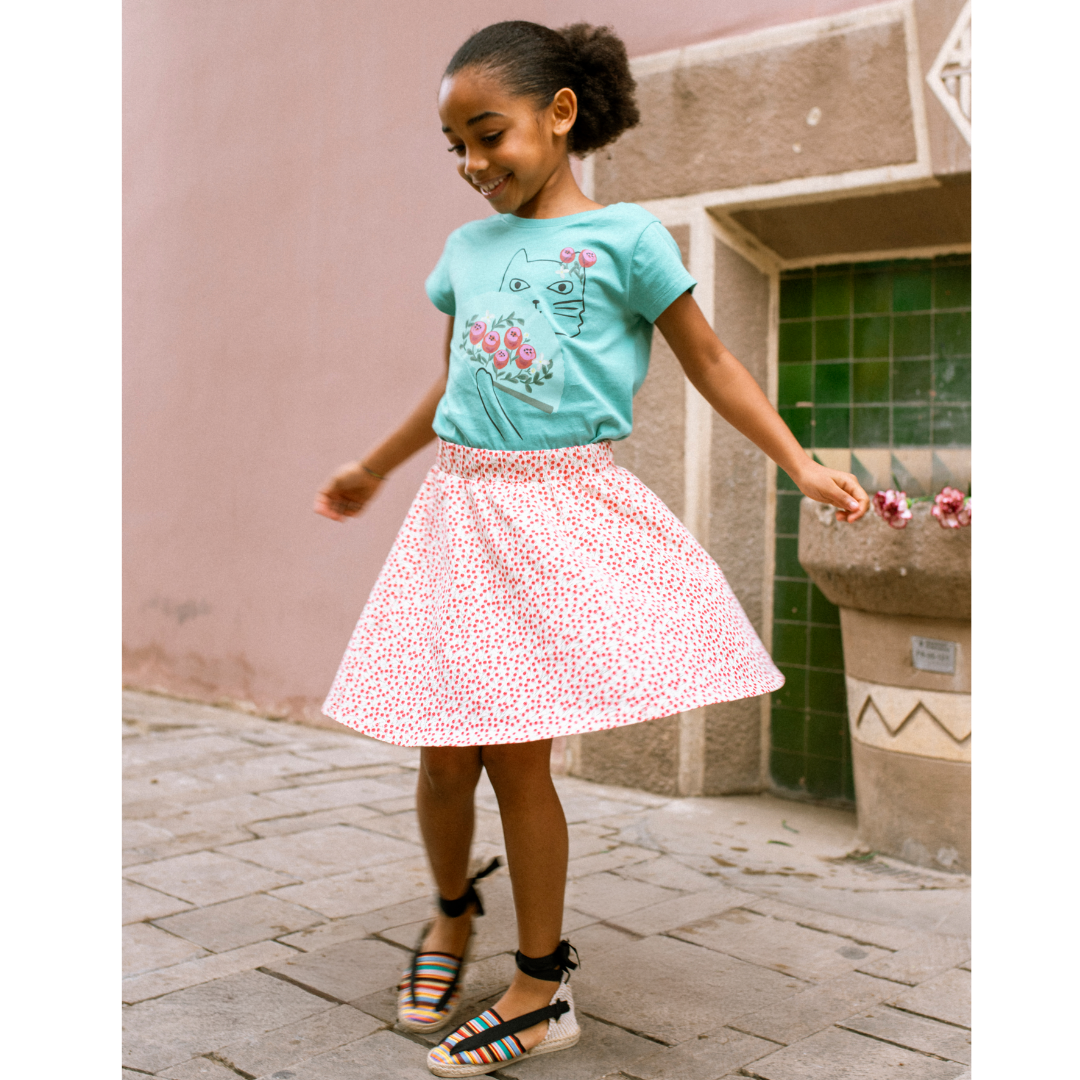 Flamenco Kitty Graphic Tee