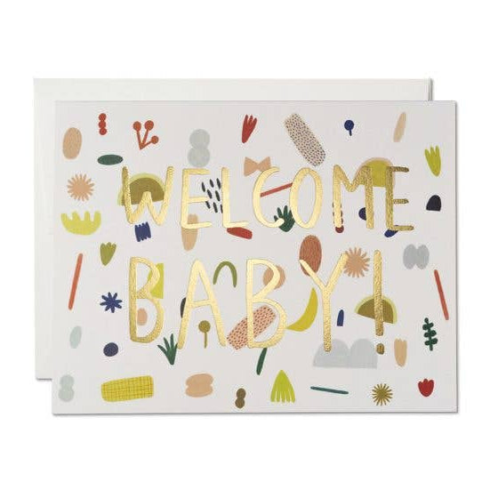 Playful Baby greeting card