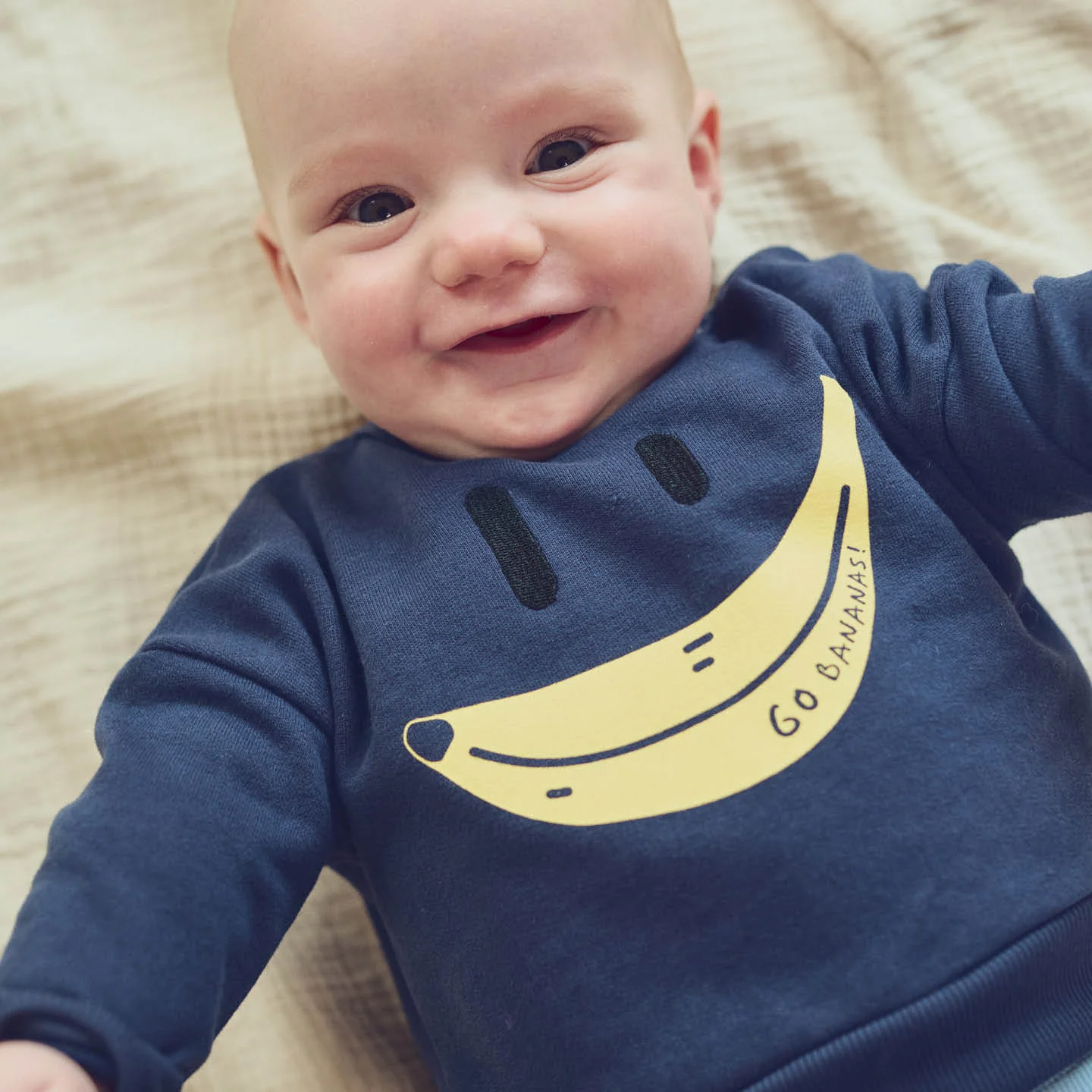 Banana Navy Sweatshirt