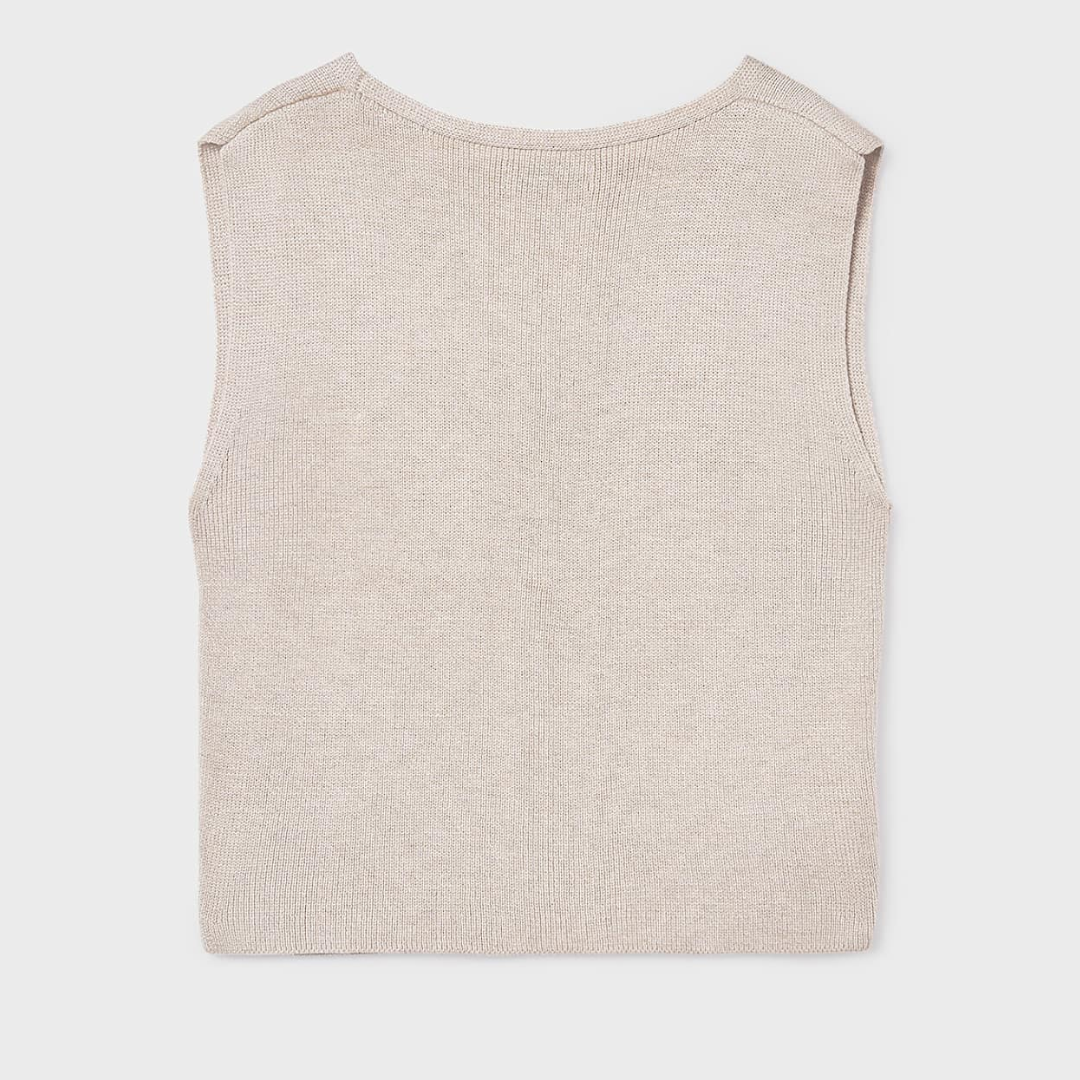 Almond Knit Vest
