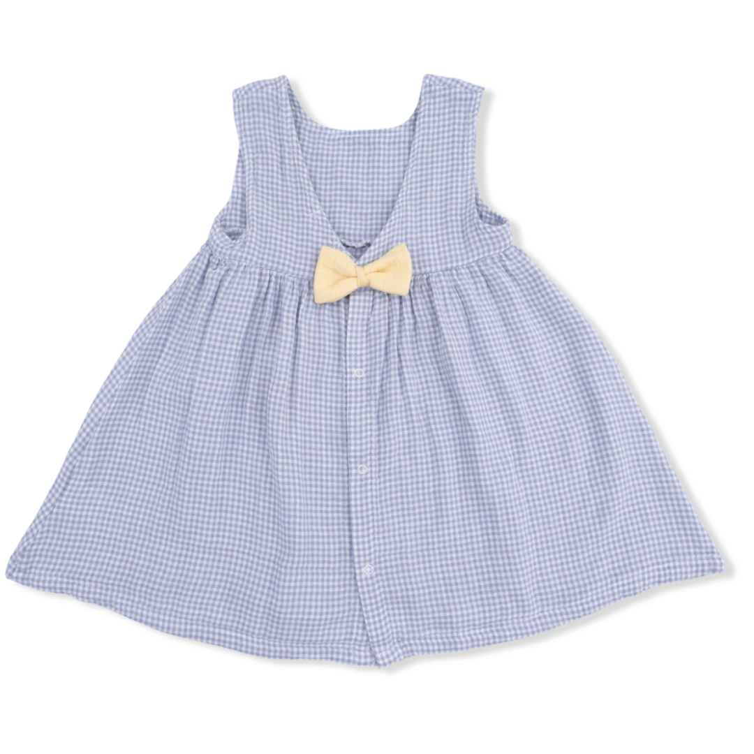 Micro Gingham Bow & Bloomer Set