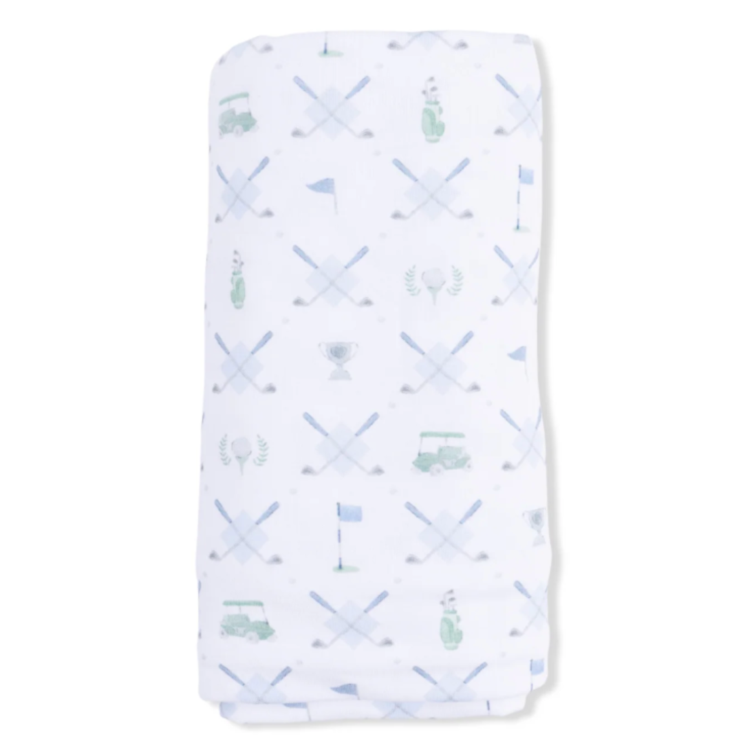 Golf Trellis Swaddle Blanket