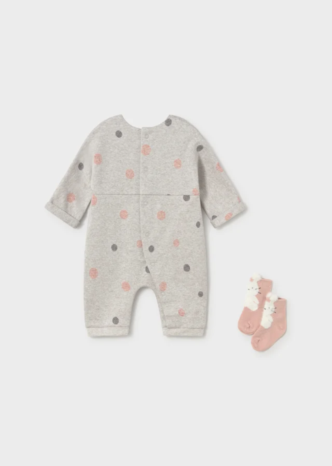 Puff Bunny Romper with Socks