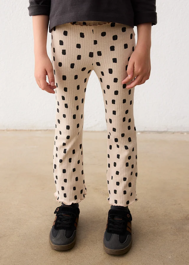 Quinoa Vig Rib Knit Flare Leggings