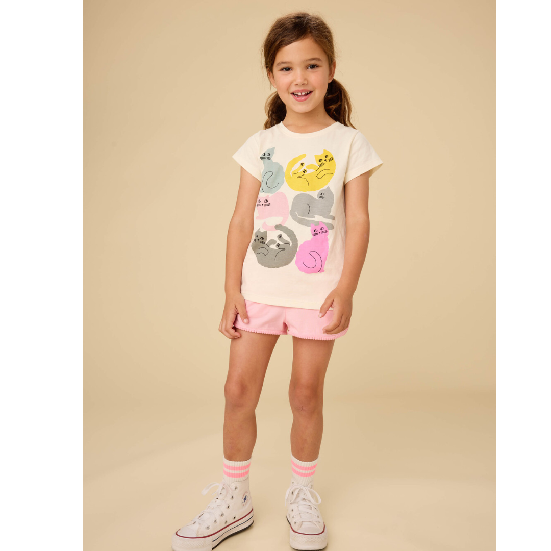 Colorful Cats Graphic Tee