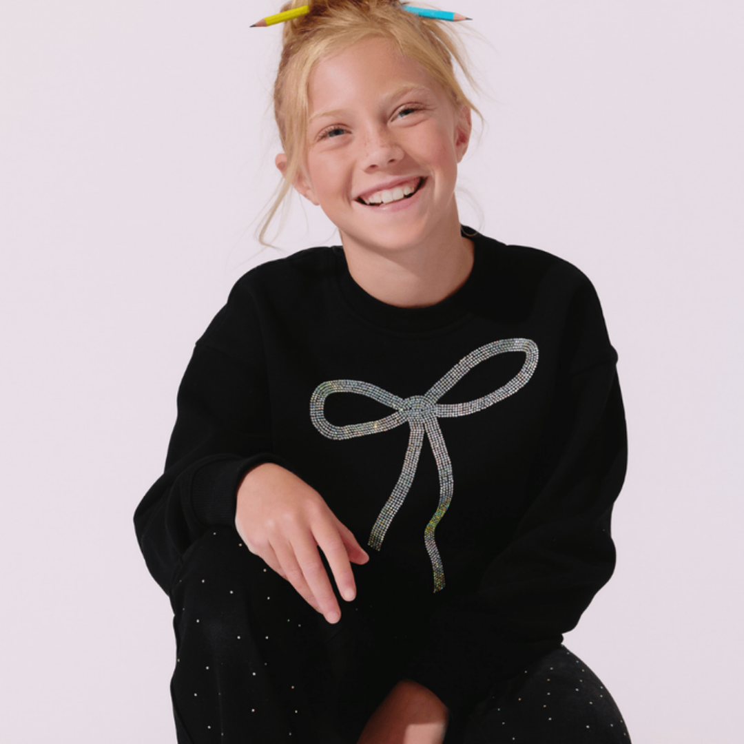 Sparkle Bow Sweatshirt