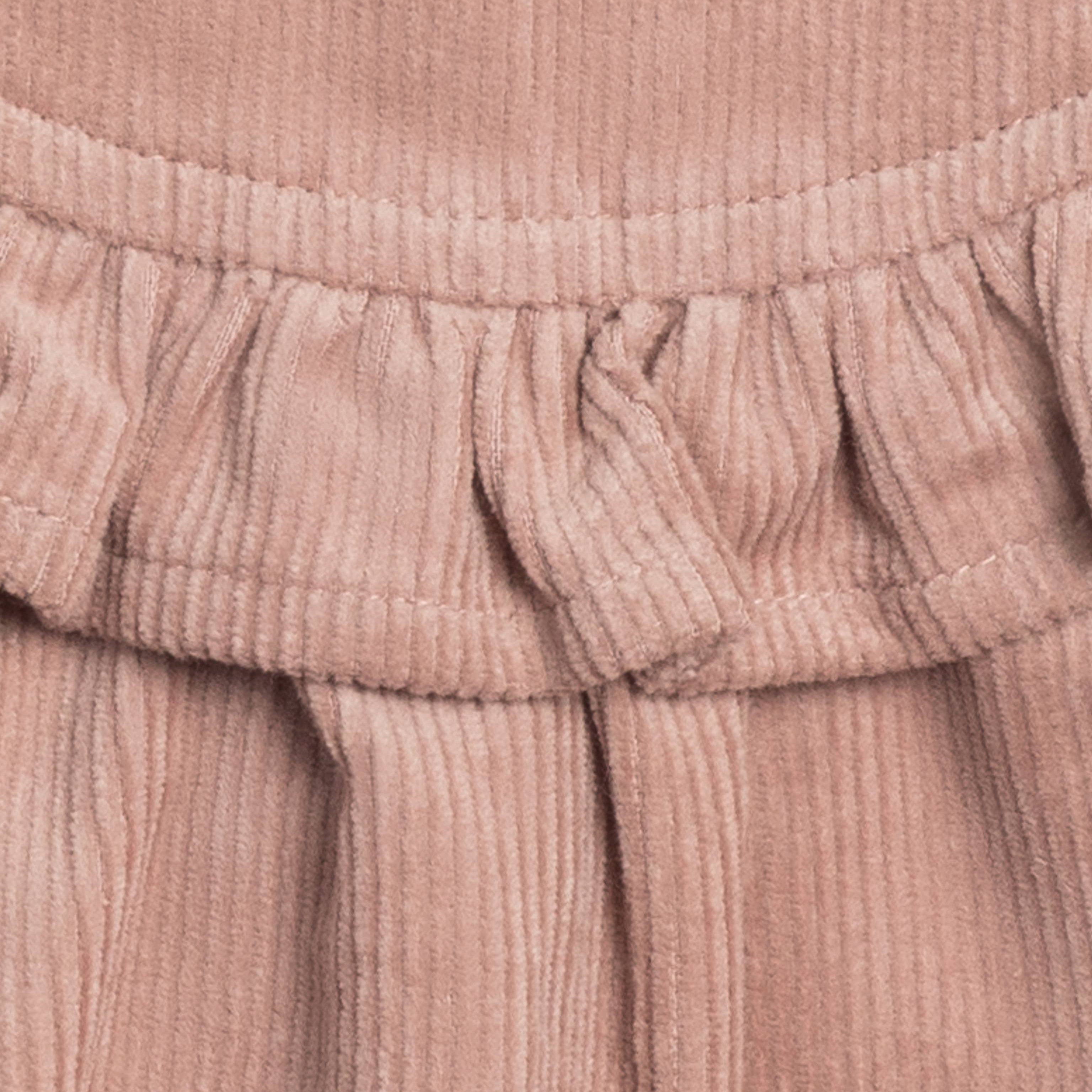 Dafina Corduroy Ruffle Dress