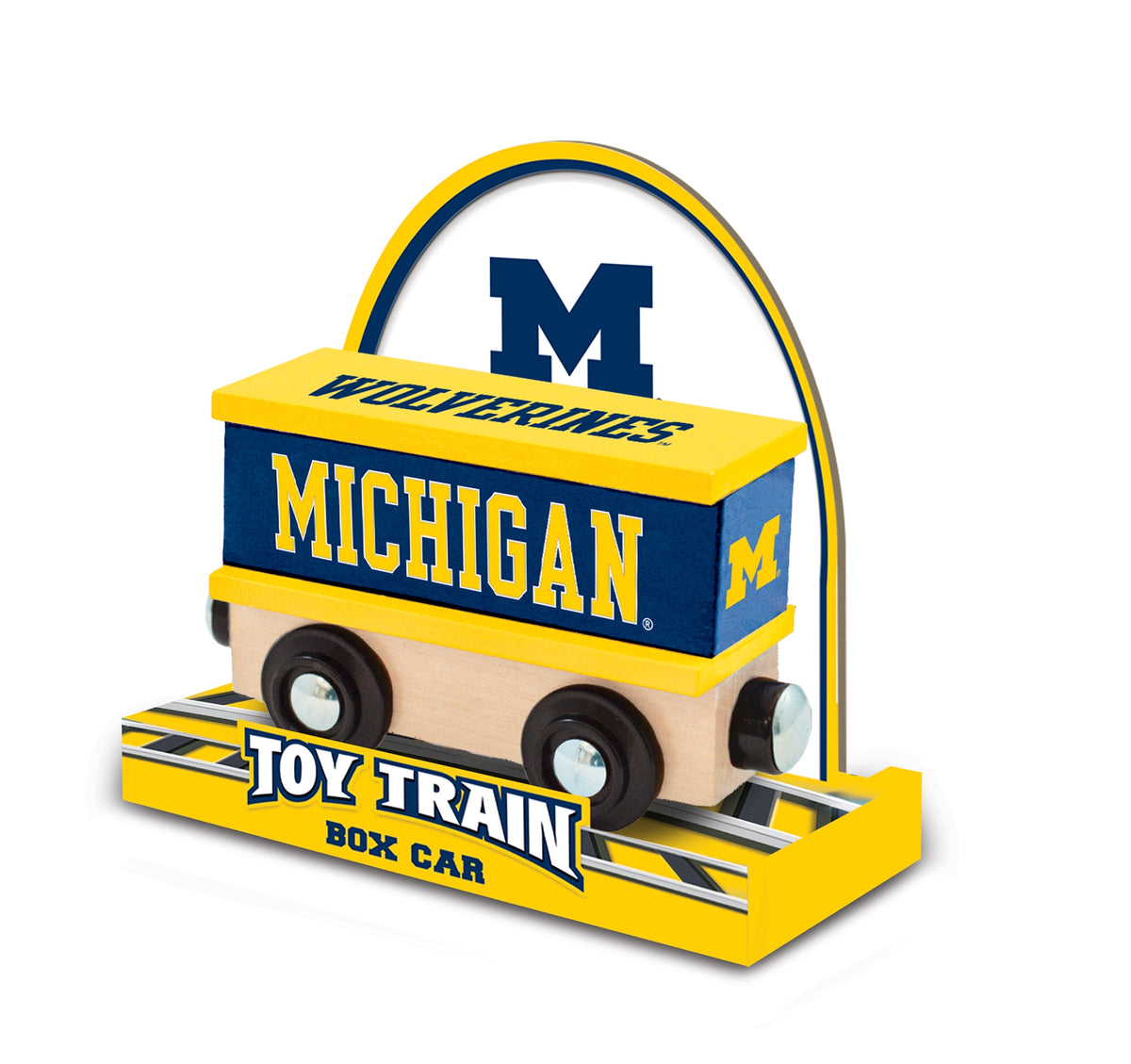 Michigan Wolverines Toy Train Box Car