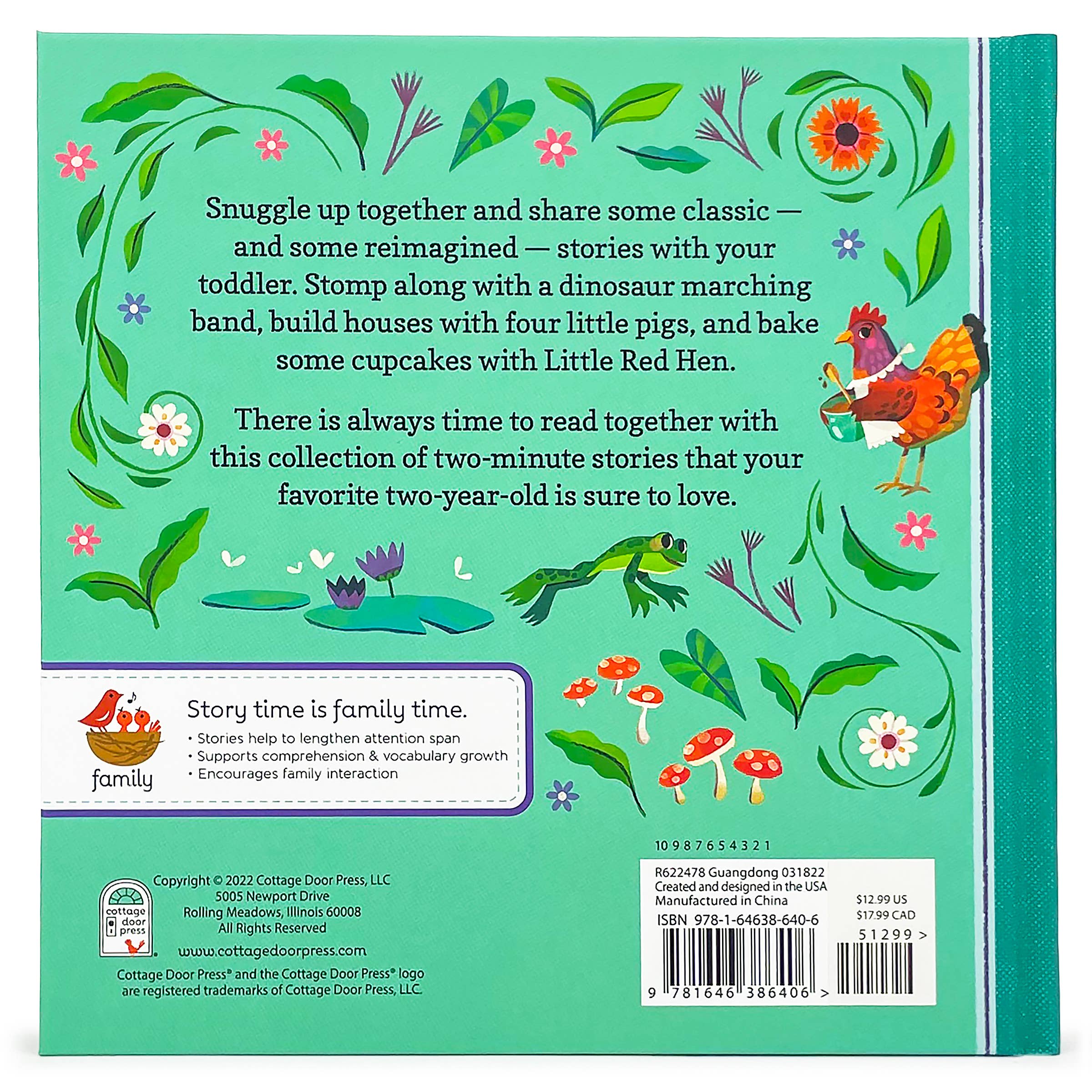 2-Minute Stories for 2-Year-Olds Story Book