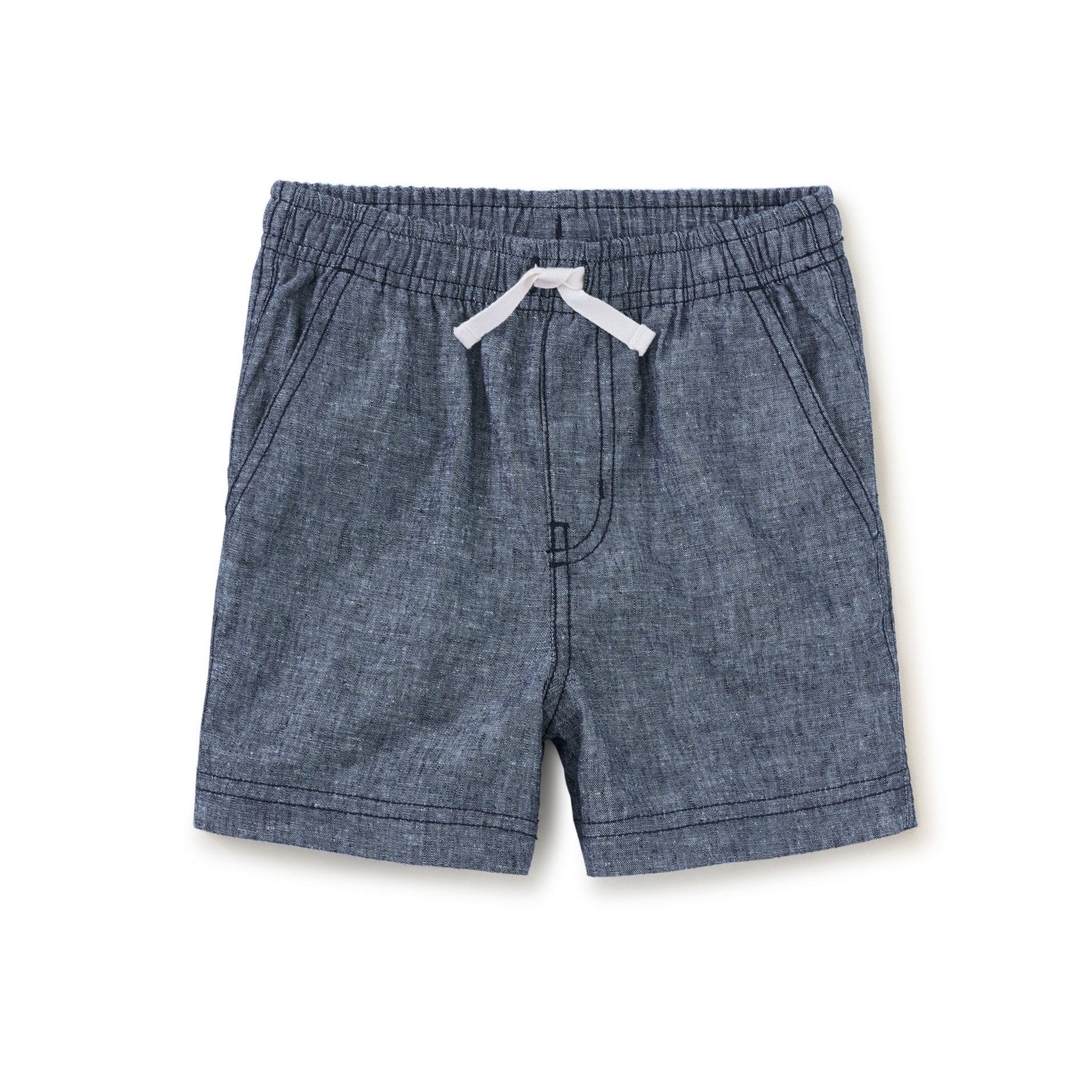 Chambray Sport Shorts