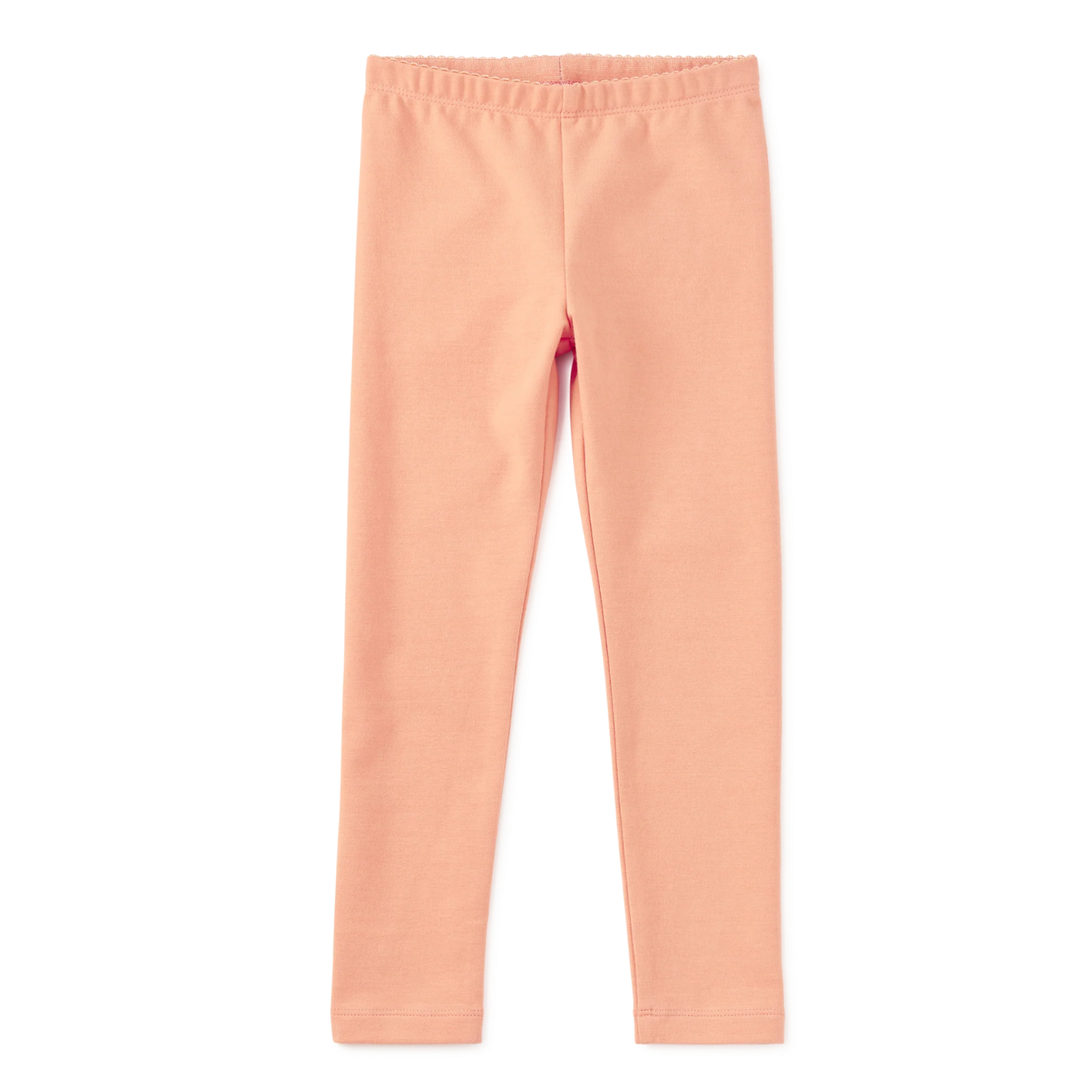 Shell Coral Solid Leggings