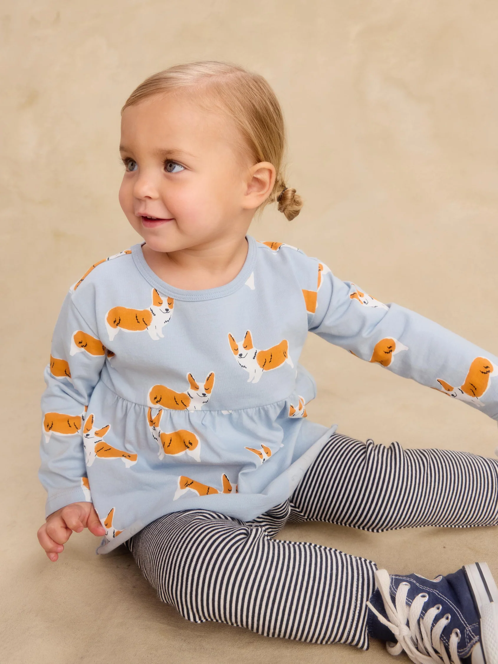 Corgis Two Piece Baby Set