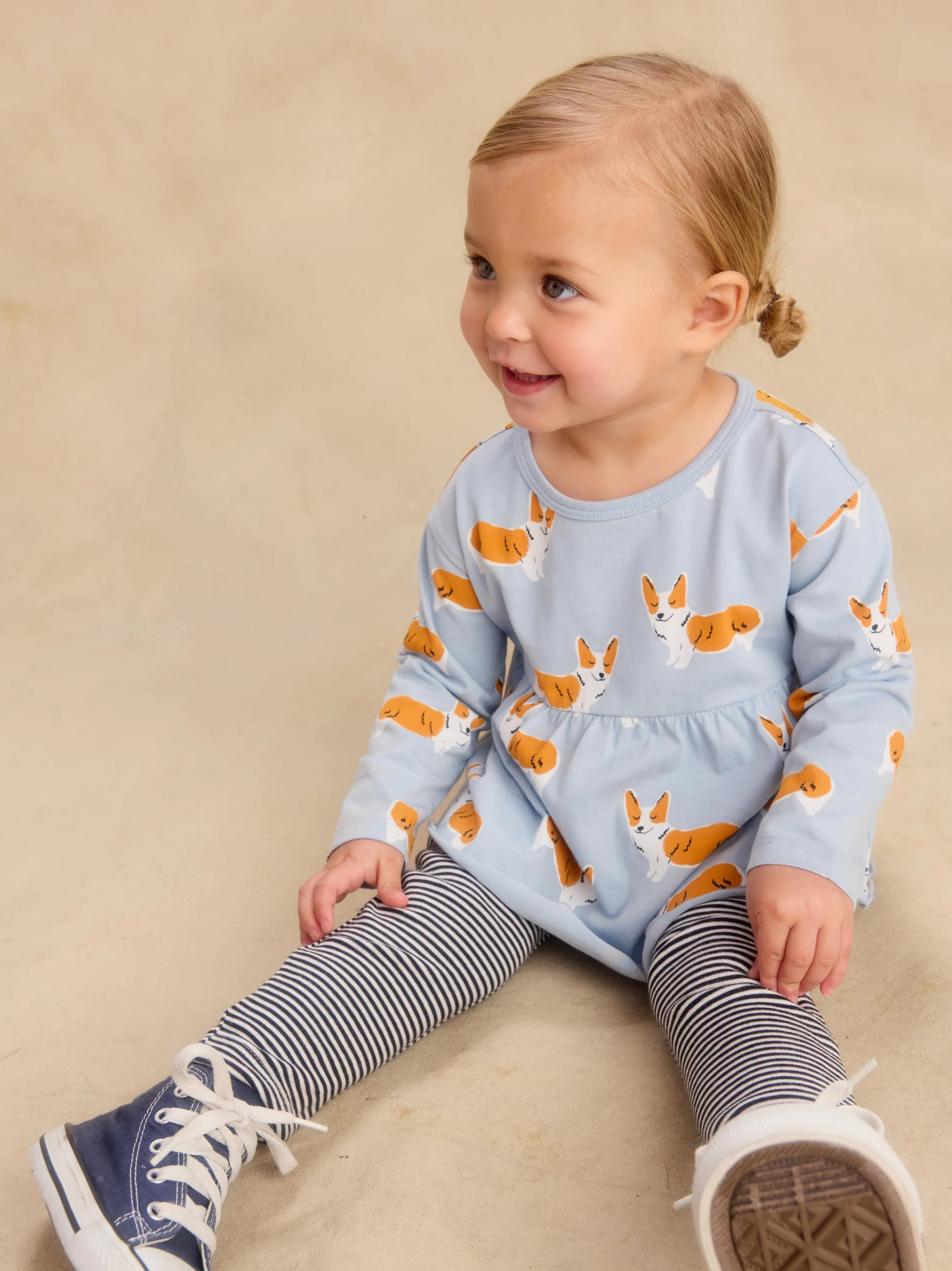 Corgis Two Piece Baby Set