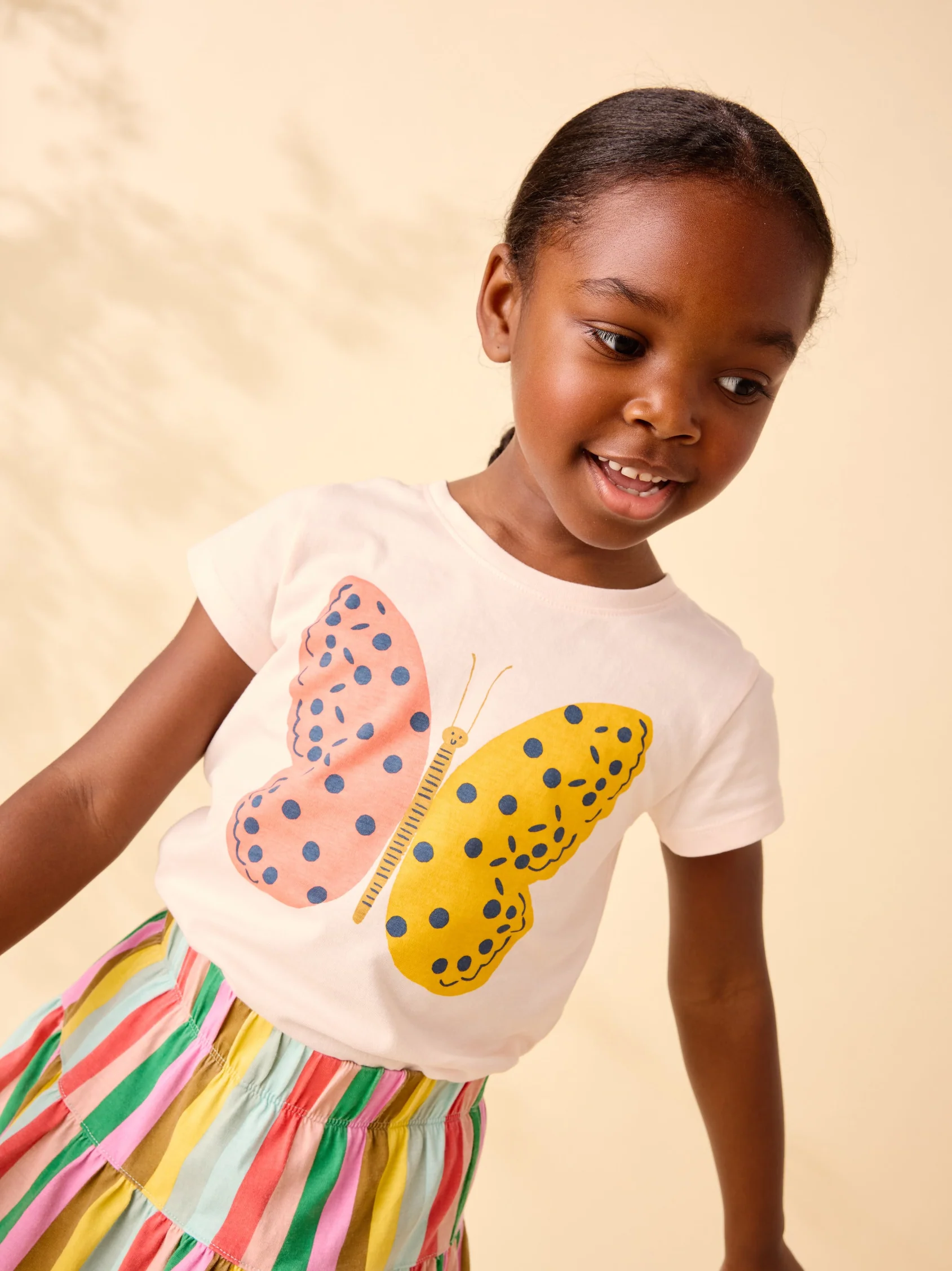 Creole Pink Butterfly Graphic Tee