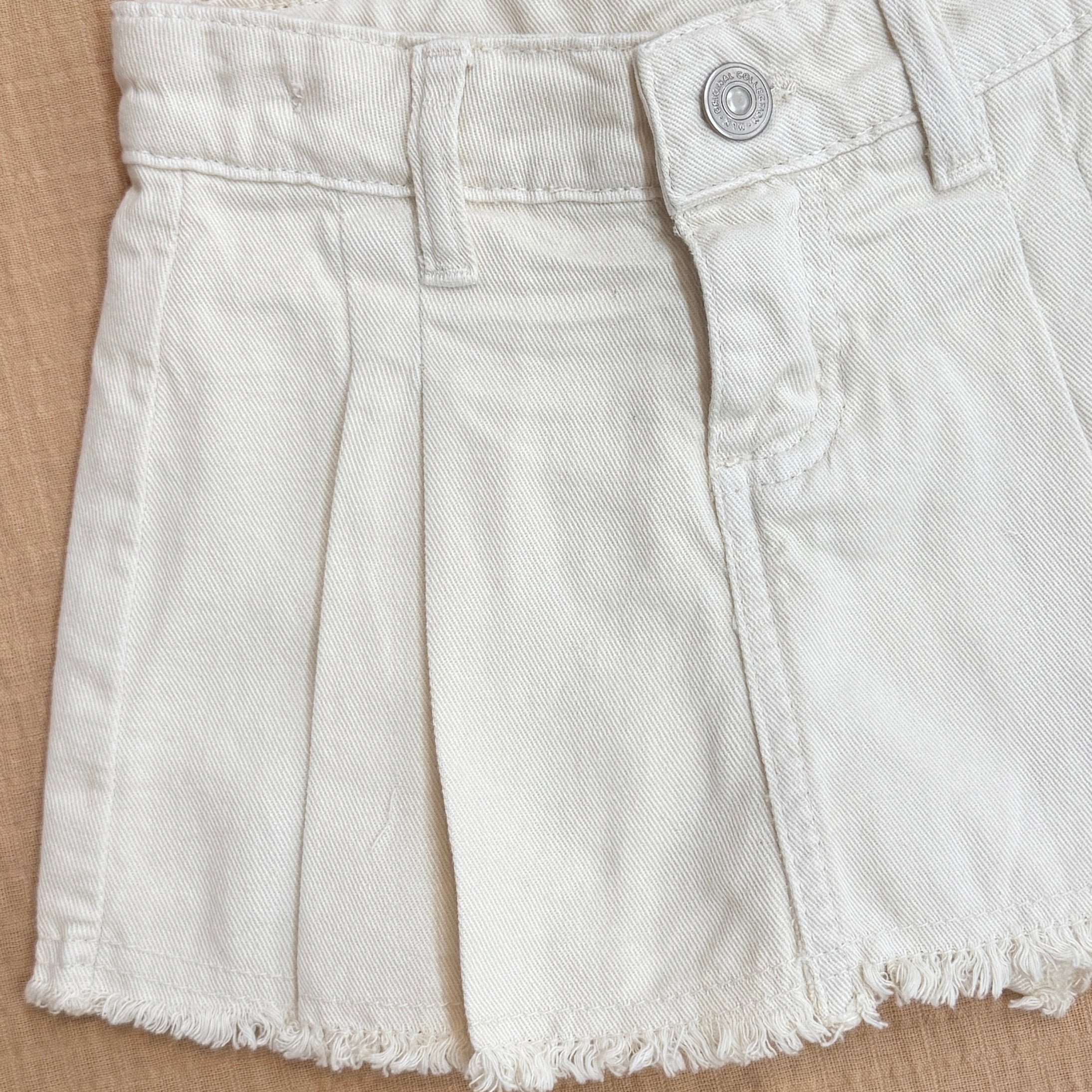 Almond Denim Skort