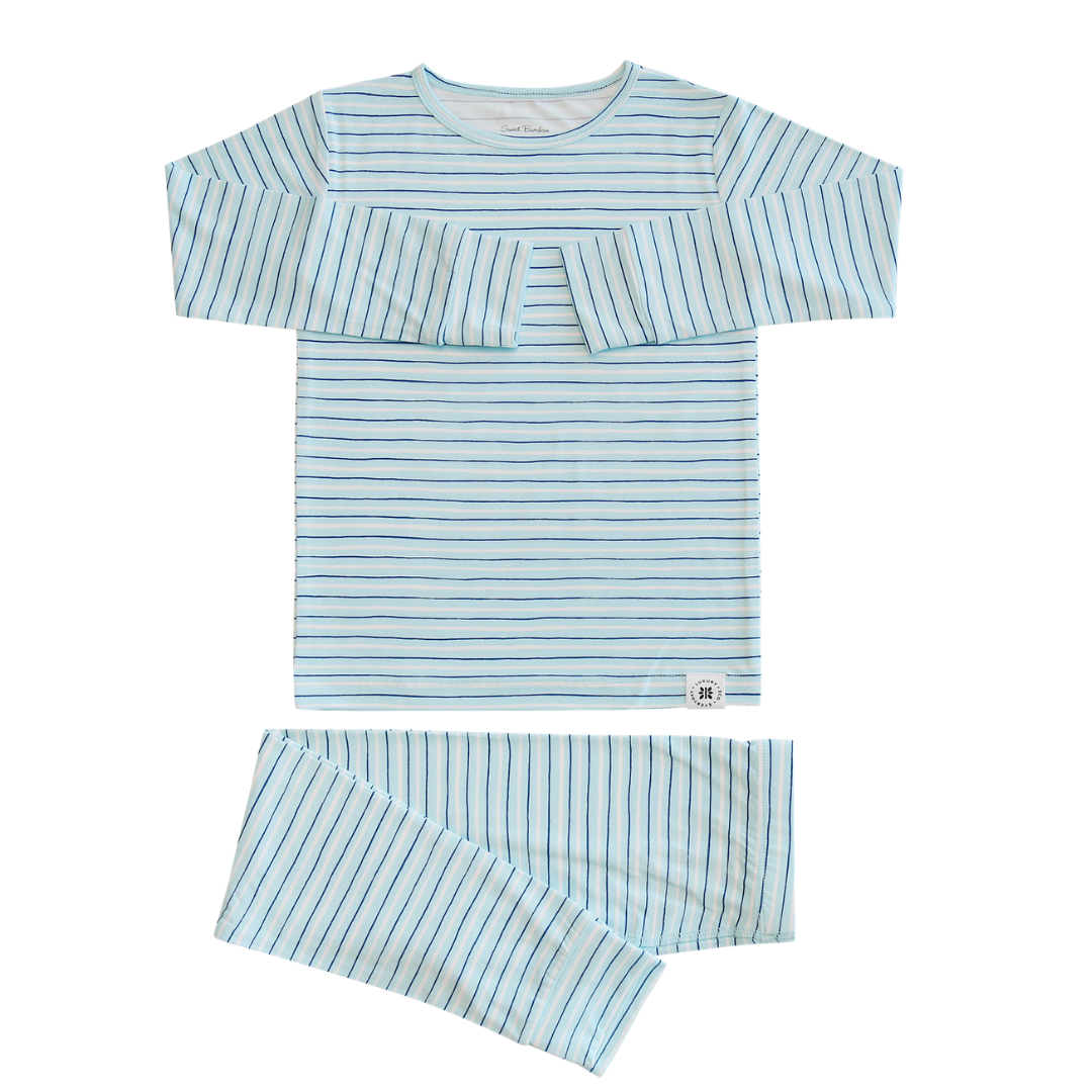 Blue Stripe Pajamas