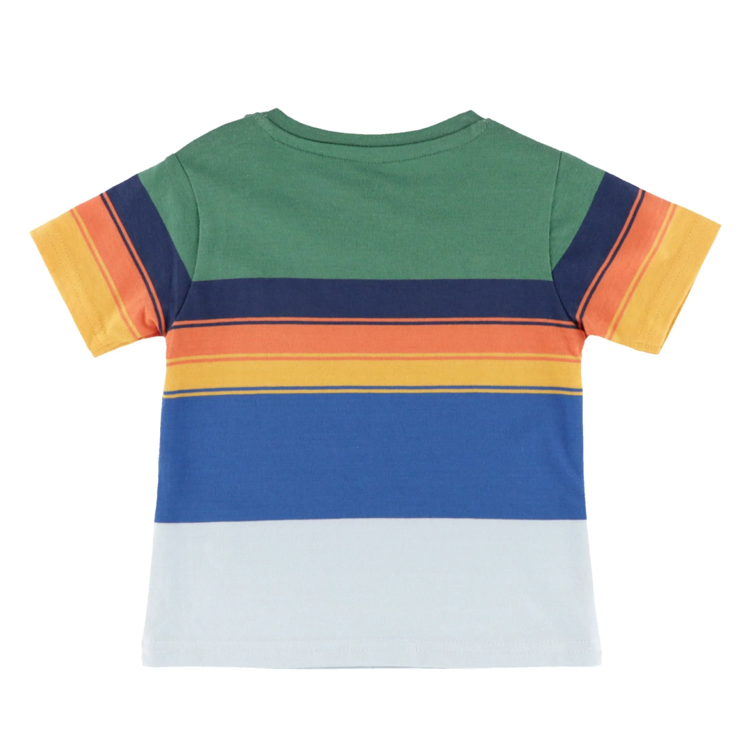 Coastal Colorblock Stripe Tee