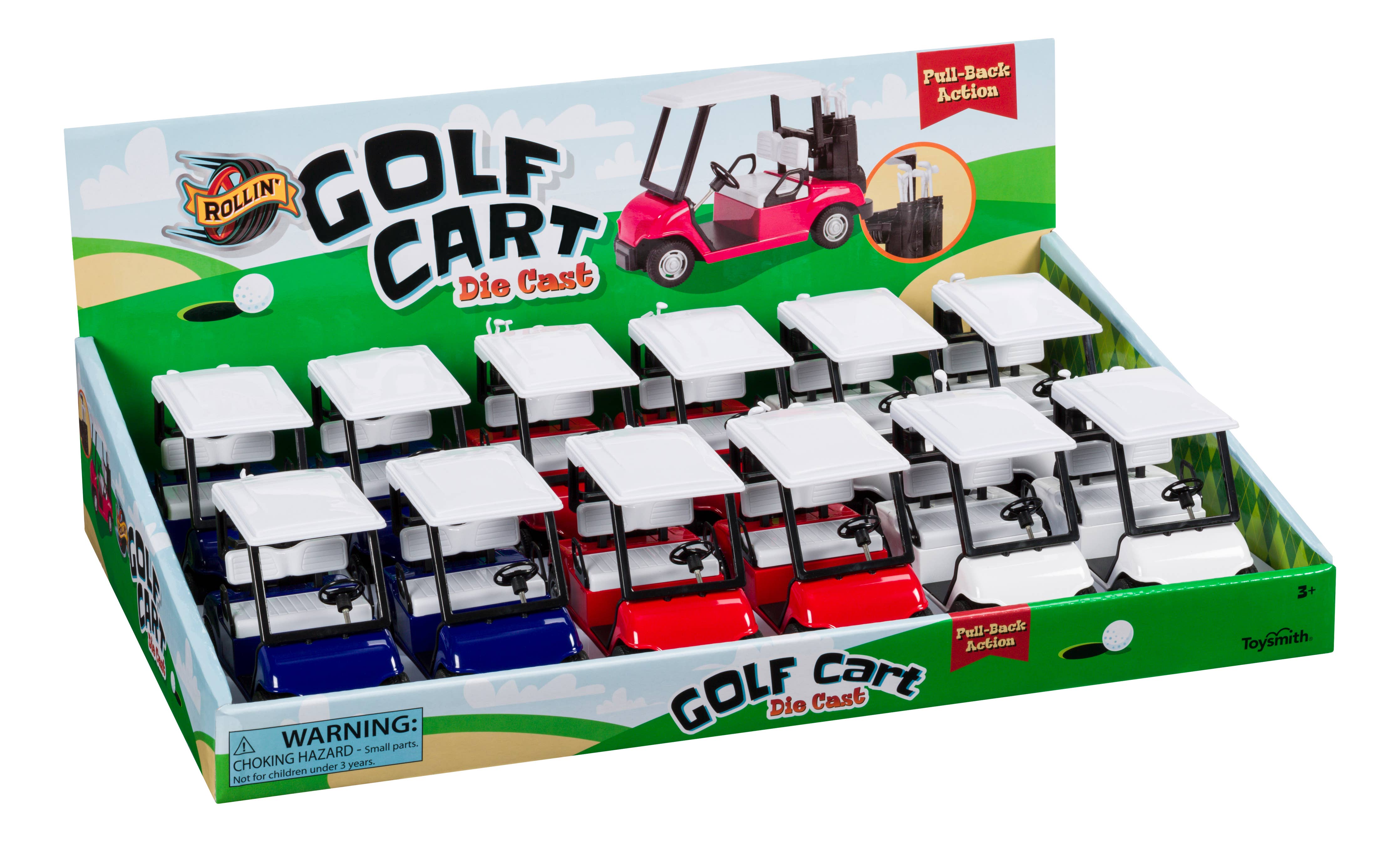 Rollin' Pull-Back Golf Cart