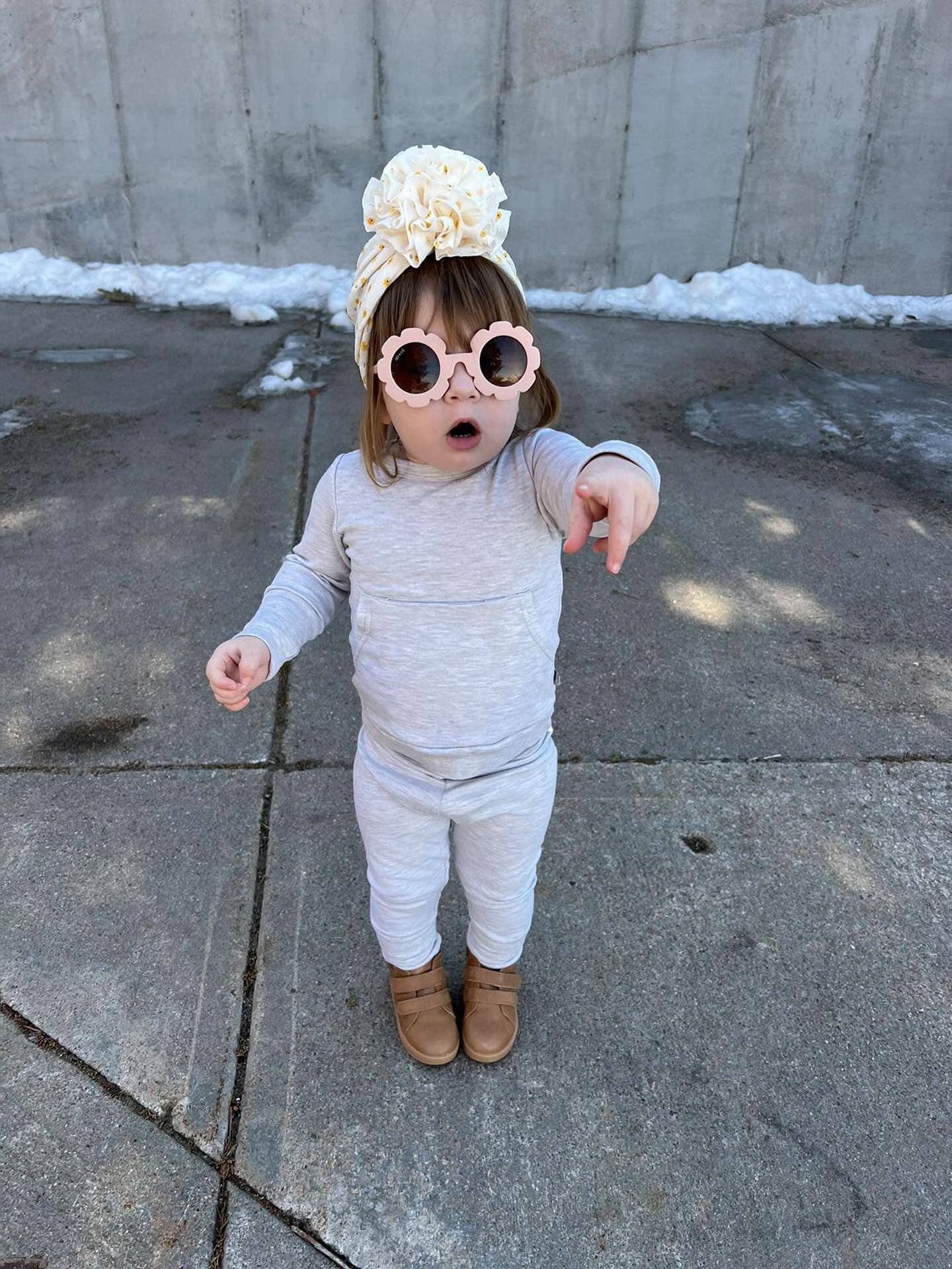 Flower Pink Sunglasses