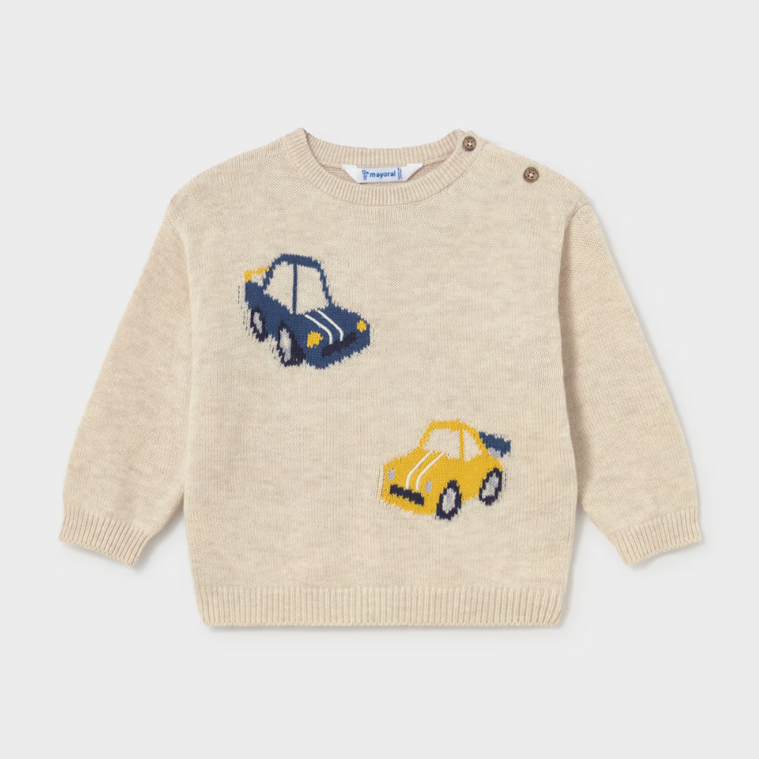 Stone Baby Intarsia Sweater