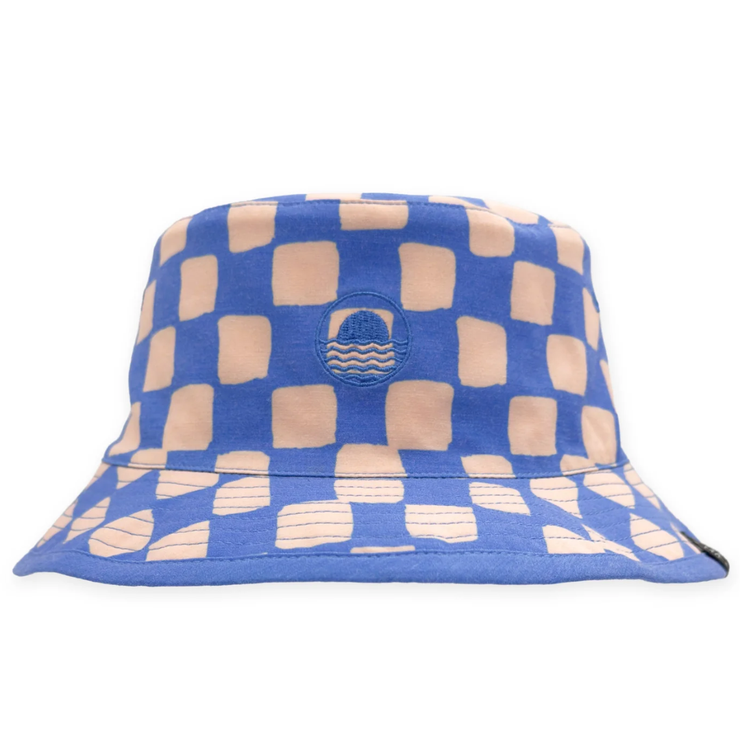 Reversible Bucket Hat in Marina Blue