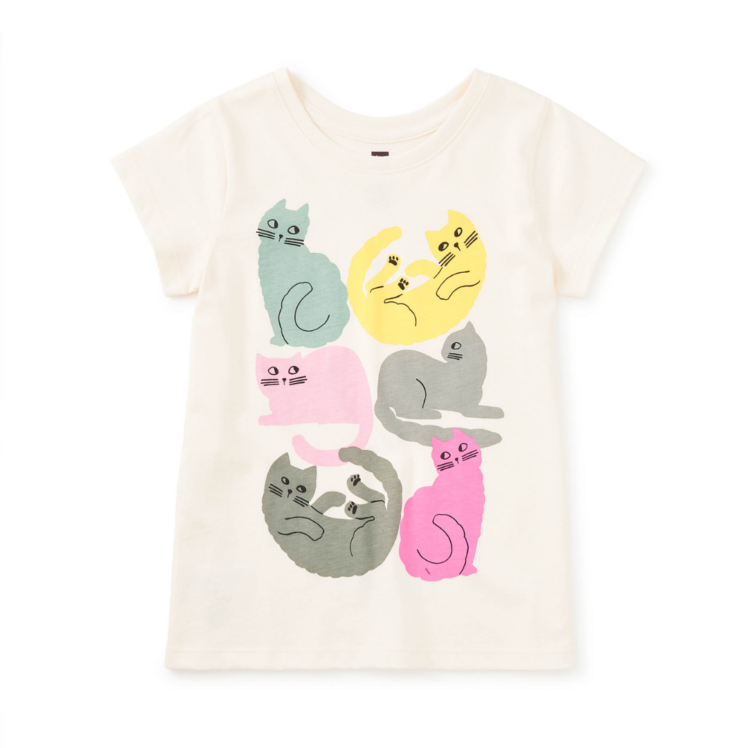 Colorful Cats Graphic Tee