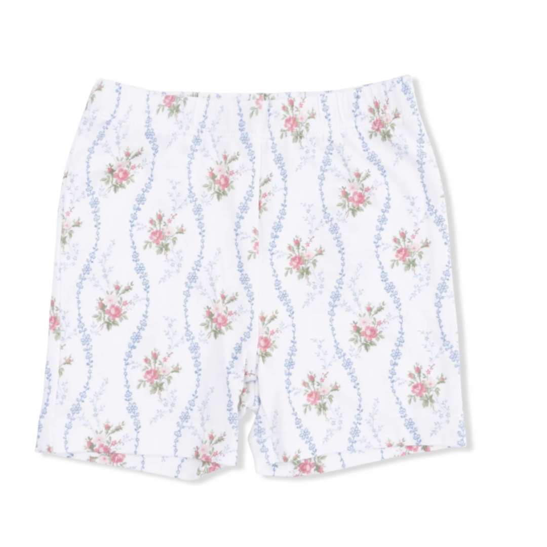 Heirloom Rose Stripe Loungewear Short Set