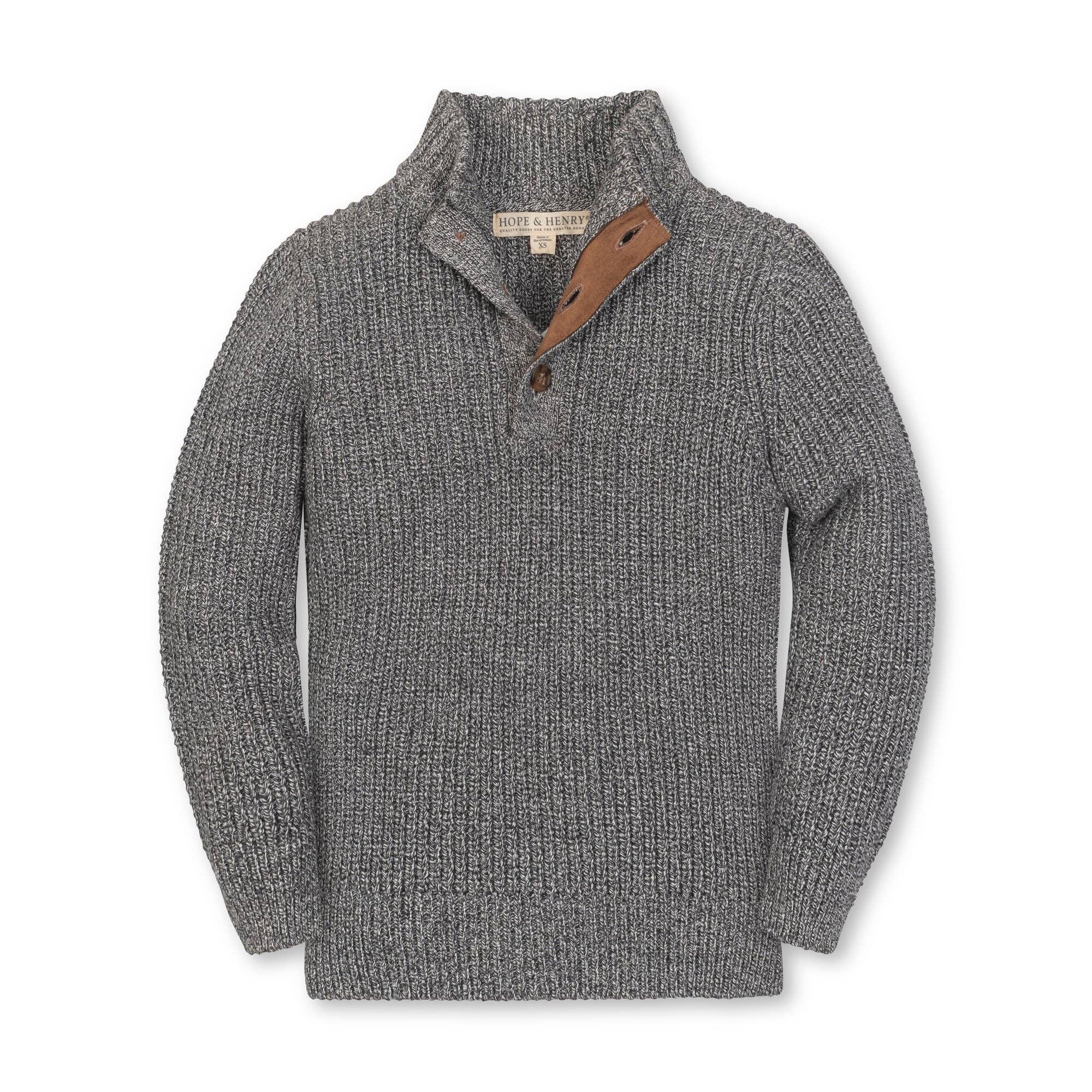 Organic Mock Neck Sweater